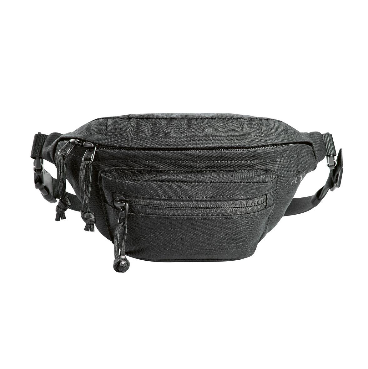 Robuste TT Modular Hip Bag aus canvasartigem Material mit großem Hauptfach, kleiner Fronttasche, MOLLE-Klett und Lasercut-MOLLE-Leiste auf dem Deckel.