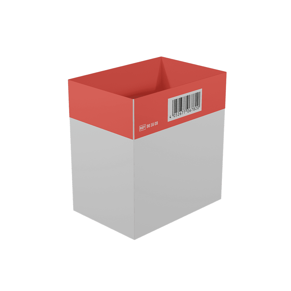 Inneneinteilung einzeln WERO Smart Case - klein - Rot, gerade, breit, Maße: 102 x 71 x 110 mm