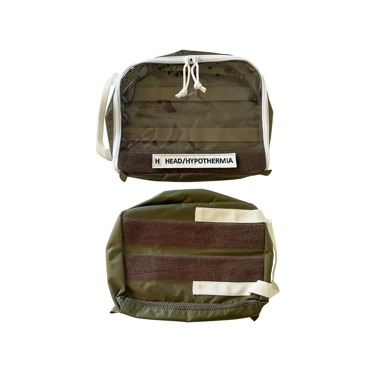 DeTacMedic Modular Pouch L - steingrau-oliv, Weiß