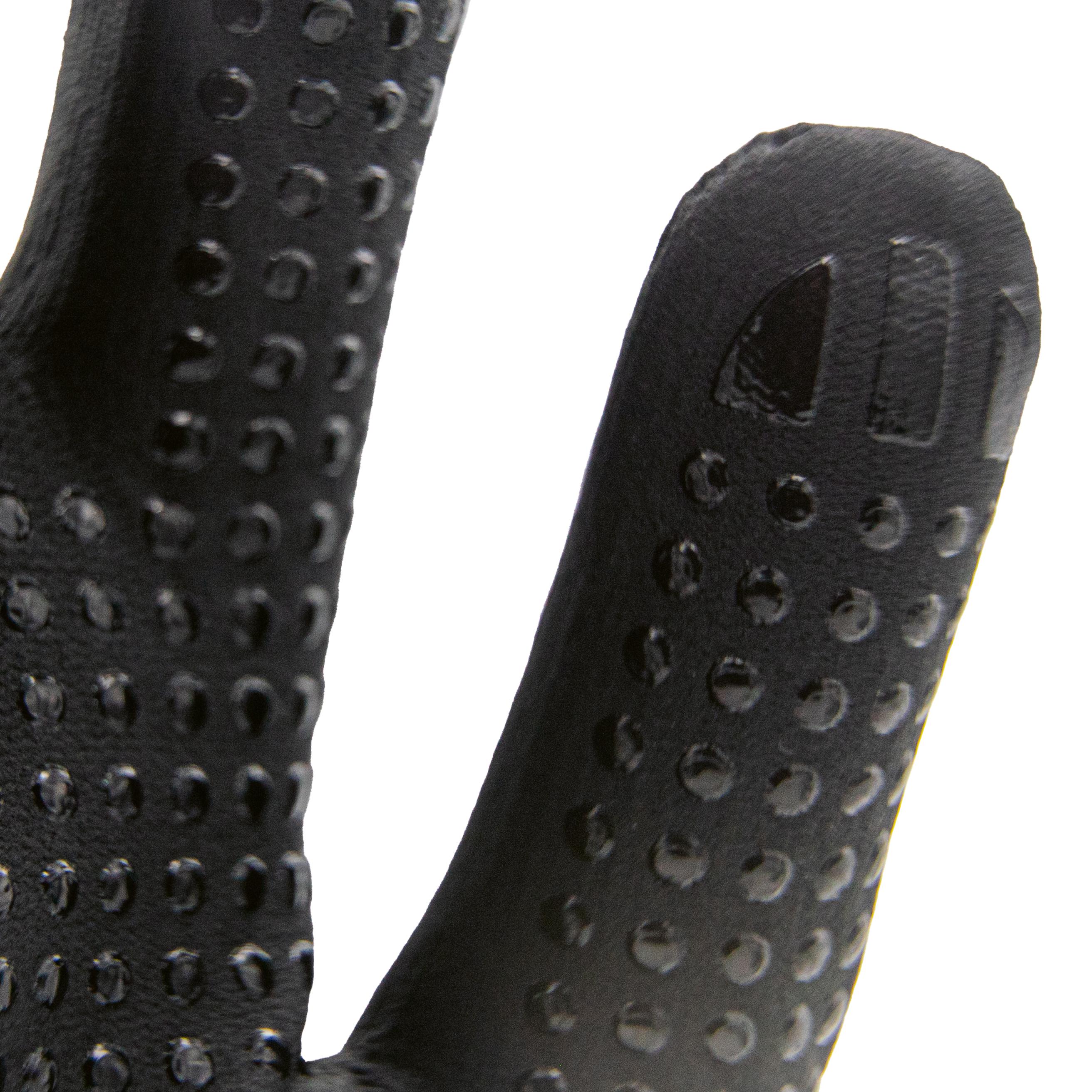 Nahaufnahme eines Montagehandschuh WERO WorkStar Dots mit hochwertiger Nitrilbeschichtung, griffigen Noppen und leicht gebogener Form.