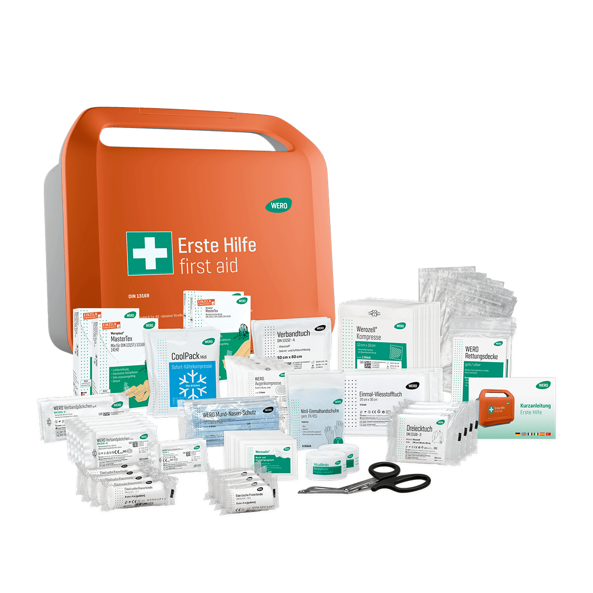 WERO Smart Case® groß - Erste-Hilfe-Koffer DIN 13169 - Standard