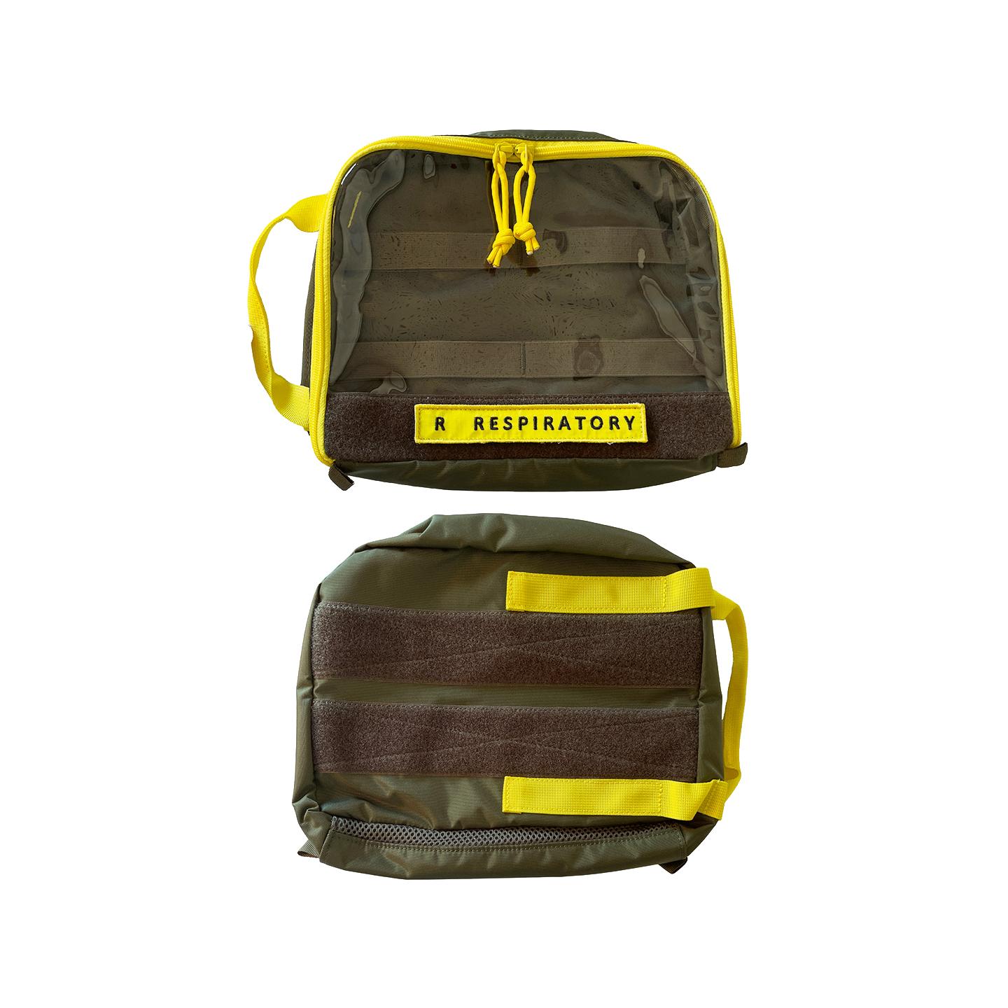 DeTacMedic Modular Pouch L - steingrau-oliv, Gelb
