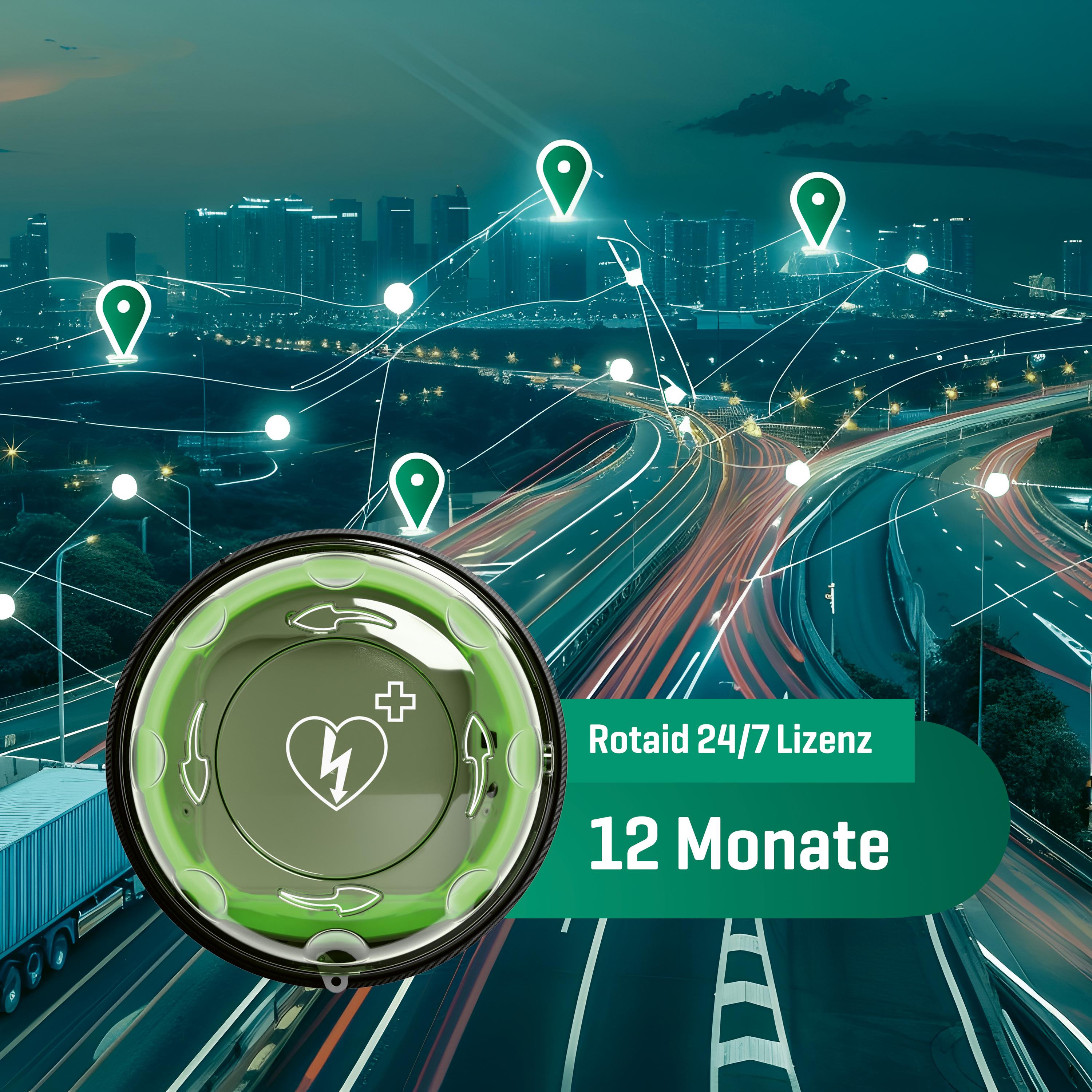 Softwarelizenz für AED Wandkasten Rotaid 24/7 - Lizenz mit 12 Monaten Laufzeit