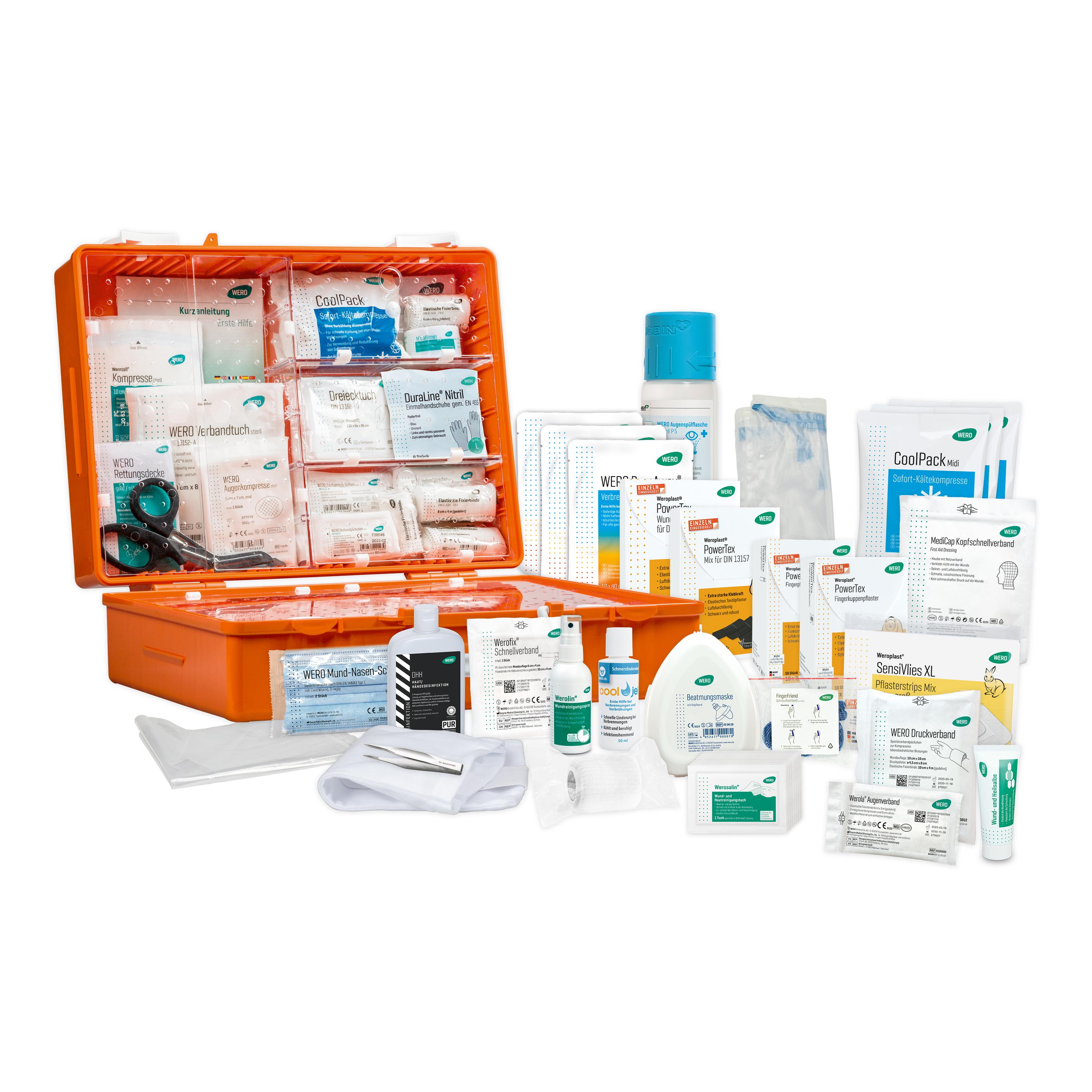 Werotop 450 Erste Hilfe Koffer Metallverarbeitung / KFZ DIN 13157