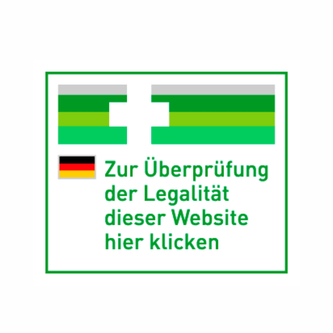 Siegel zur Überprüfung der Legalität der Website