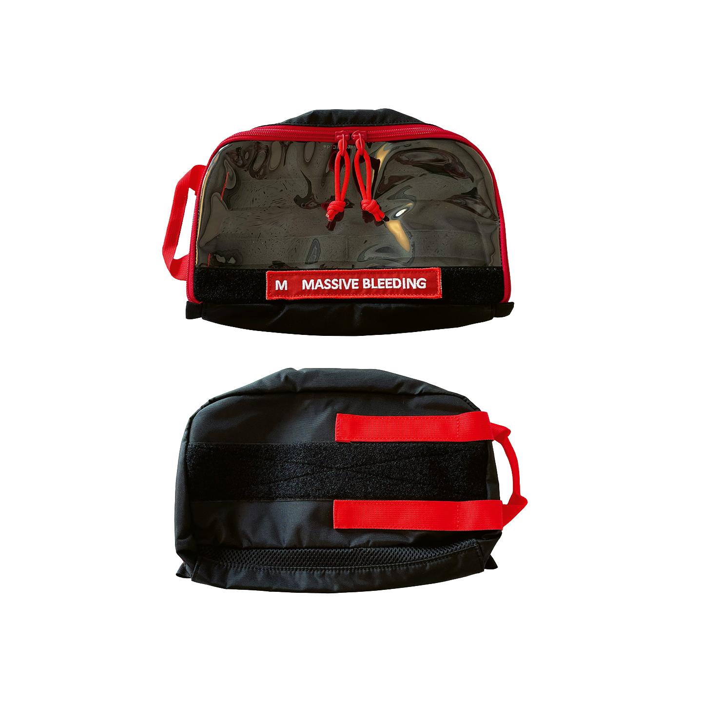 DeTacMedic Modular Pouch S - Schwarz, Rot