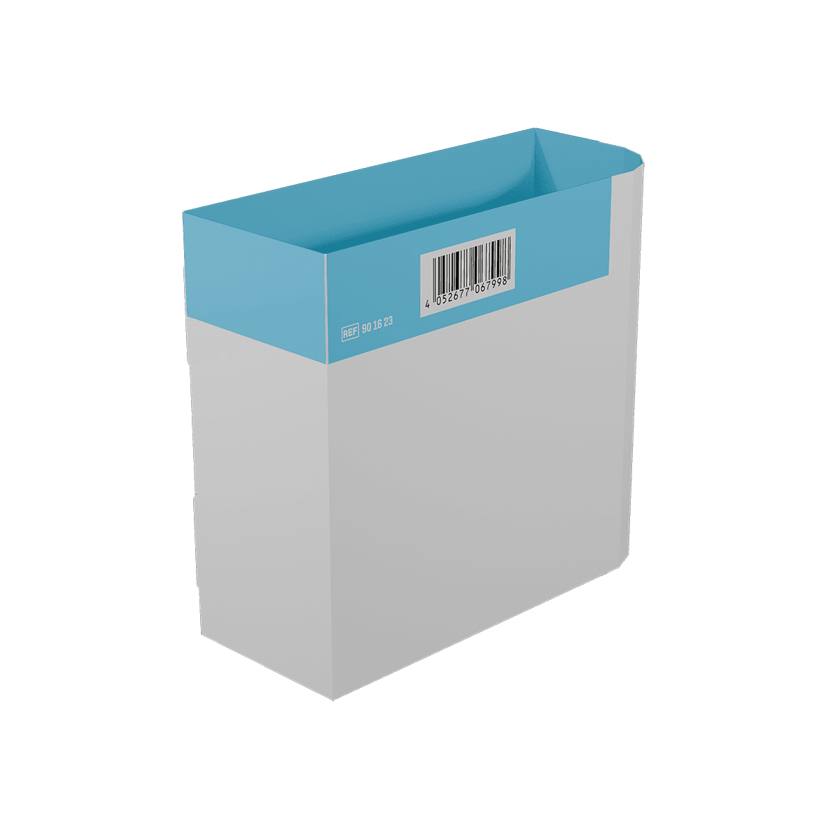 Inneneinteilung einzeln WERO Smart Case - groß - Hellblau, abgerundet, Maße: 147 x 60 x 130 mm