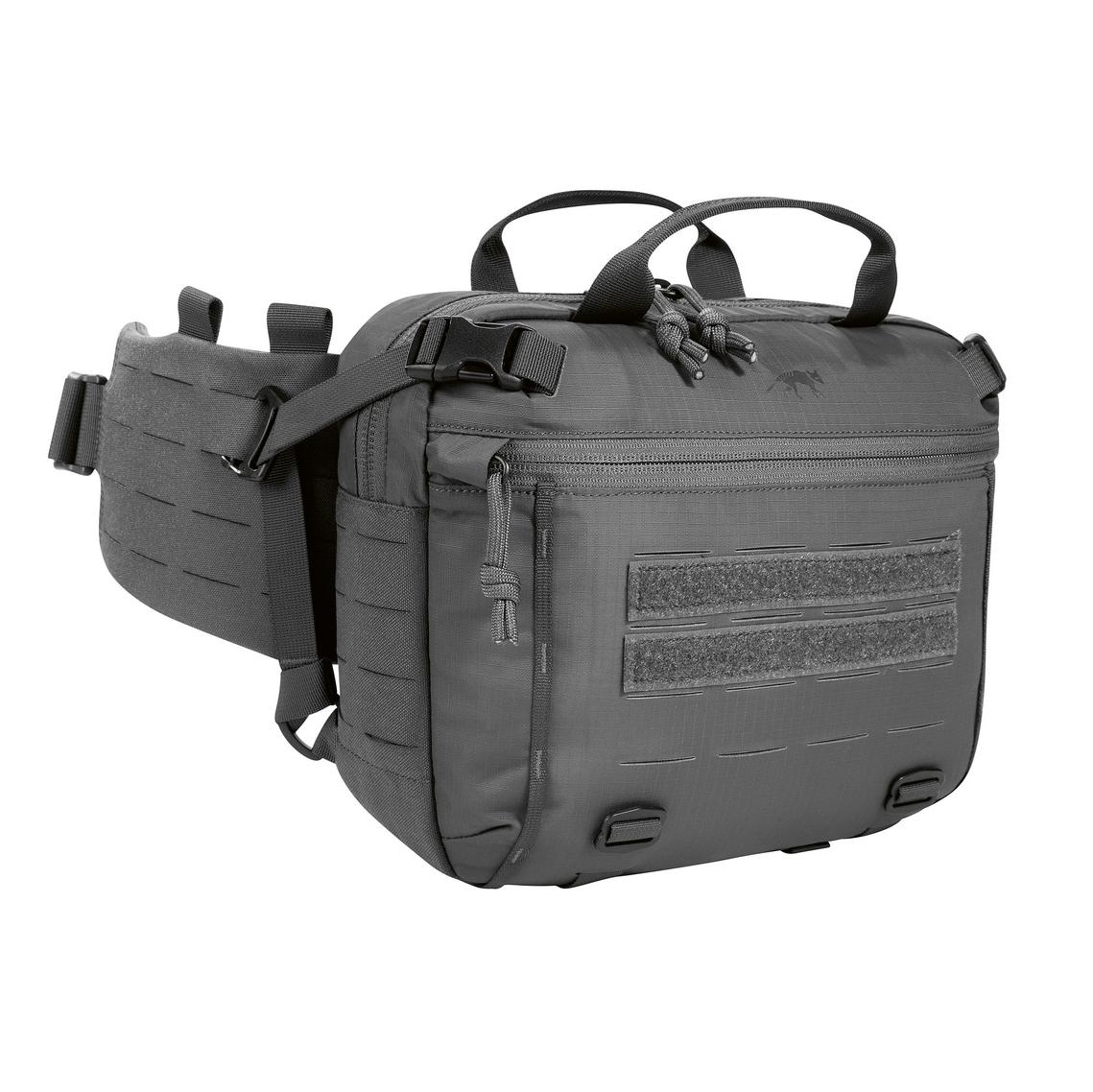 TT Modular Hip Bag 3 mit zwei großen Front-Reißverschlussfächern, MOLLE-Lasercut-Flächen und abnehmbarem, verstellbarem Hüftgurt.