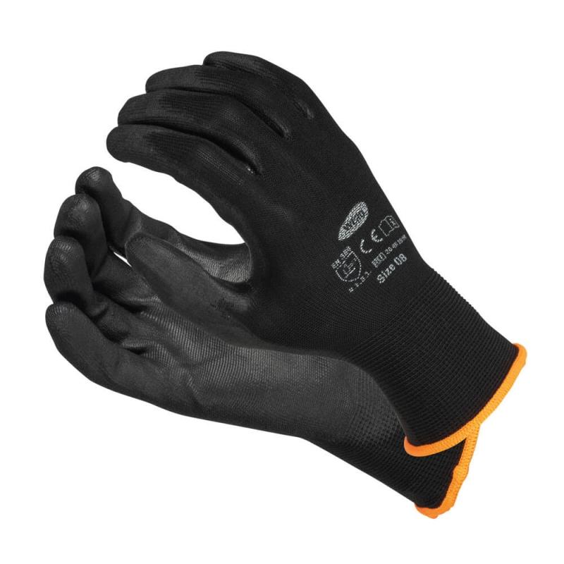 Abbildung schwarze WERO Montagehandschuhe
