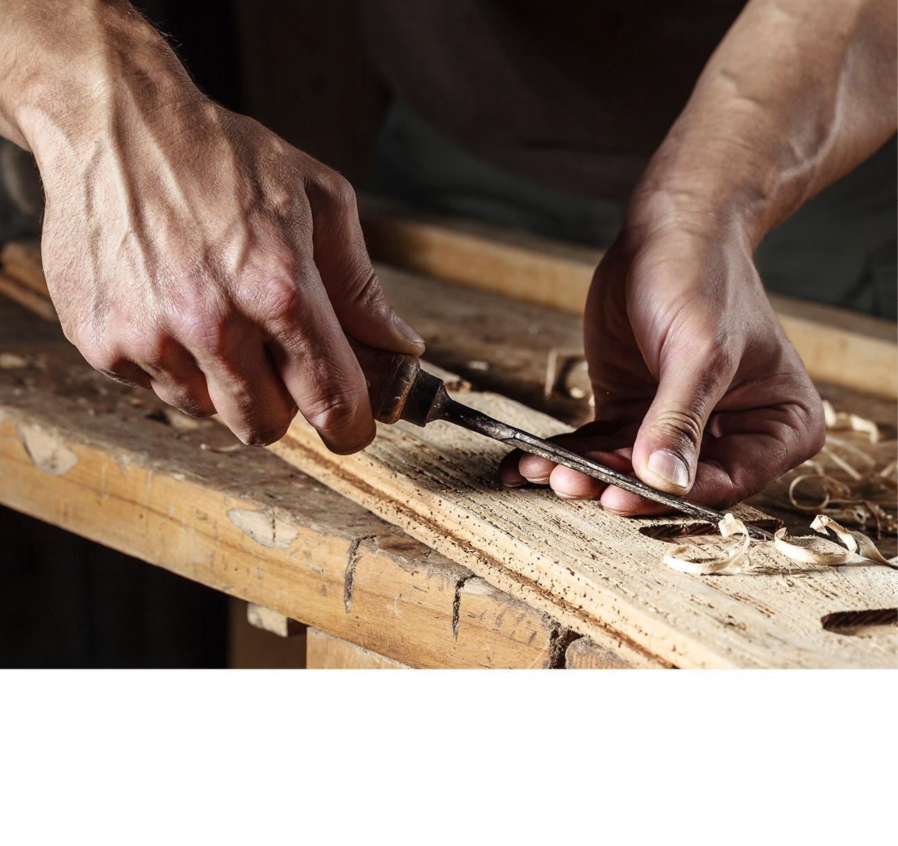 Abbildung von dreckigen und beanspruchten Händen