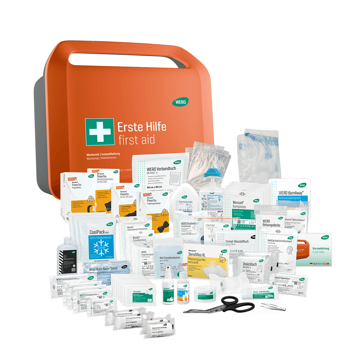 WERO Smart Case® Erste-Hilfe-Koffer DIN 13157 - Werkstatt / Instandhaltung