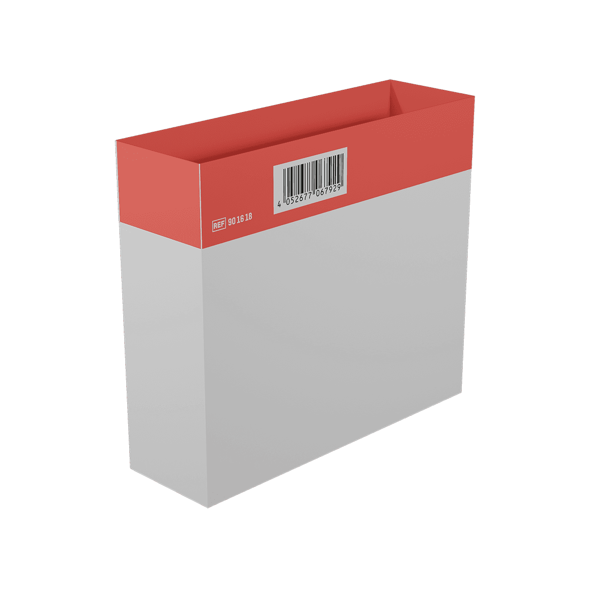 Inneneinteilung einzeln WERO Smart Case - groß - Rot, gerade, schmal kurz, Maße: 147 x 45 x 130 mm