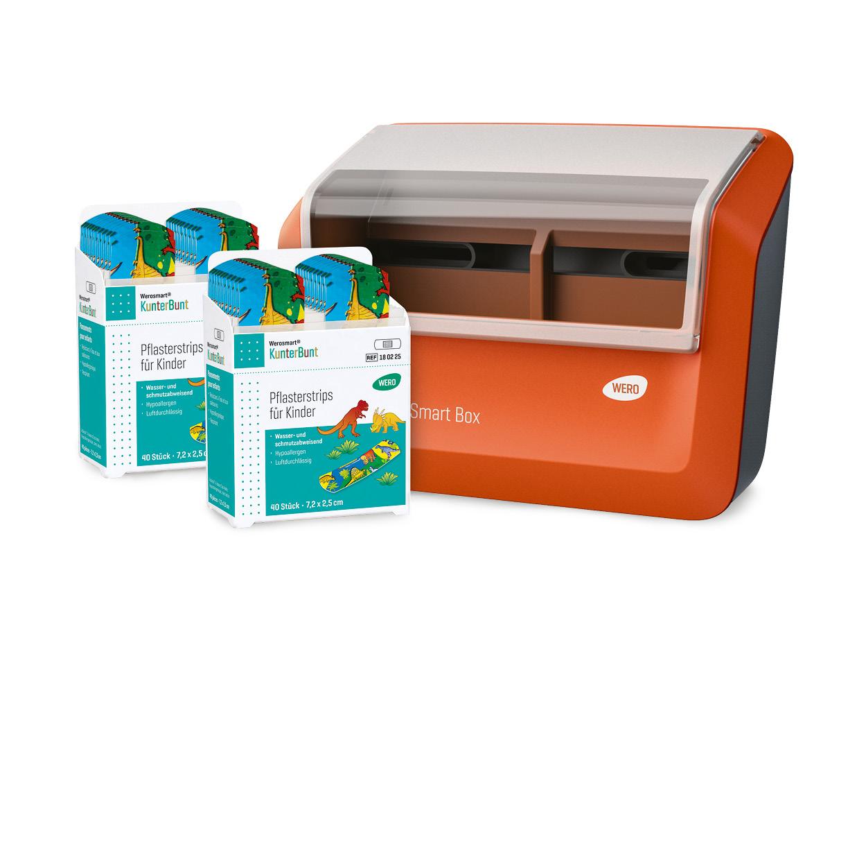Abbildung WERO Smartbox mit Pflastereinsätzen mit Pflastereinsätzen KunterBunt
