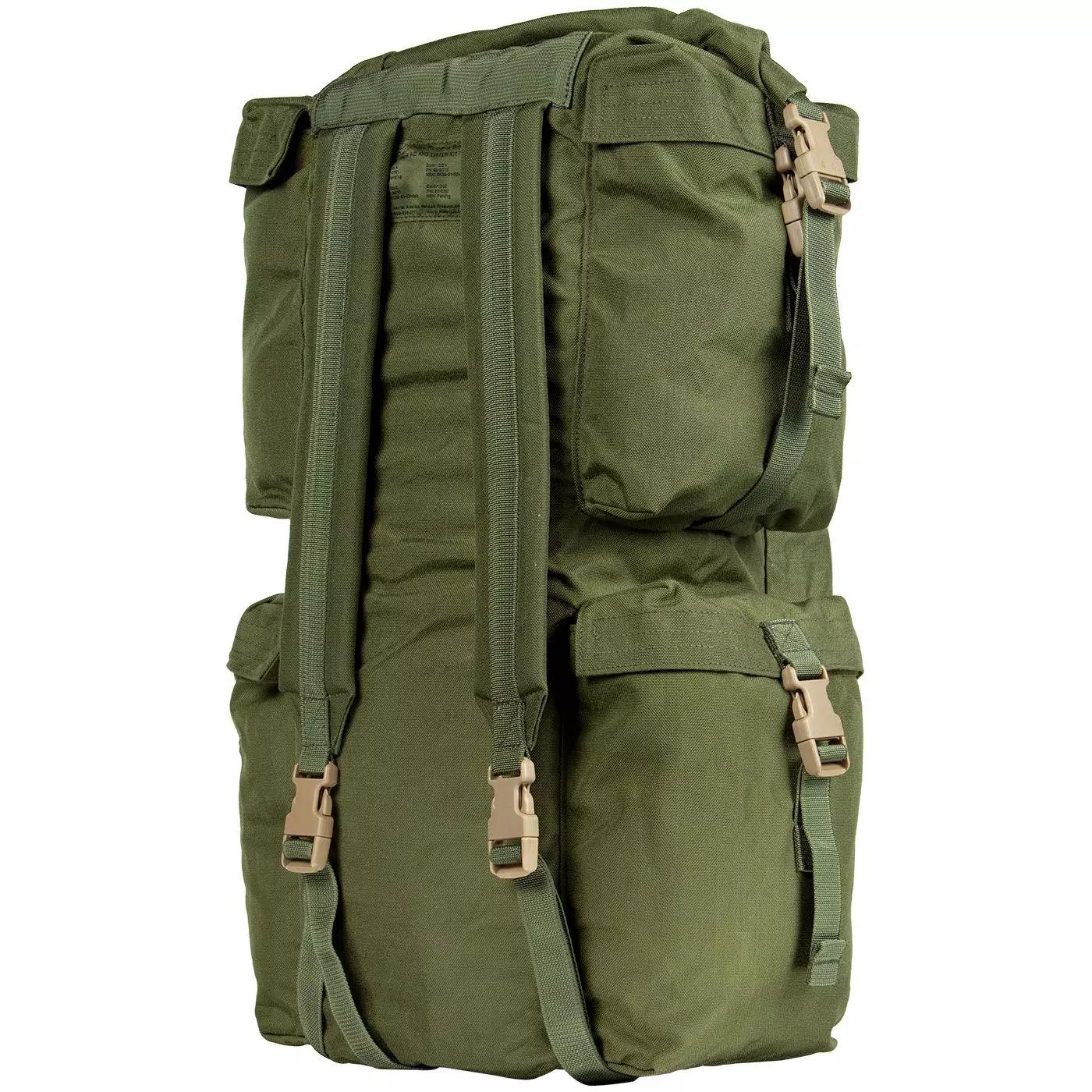 NAR Rettungsrucksack Walk® für 90C Talon® Litter in Grün mit stromlinienförmigem Taschensystem, mehreren Außentaschen und gepolsterten Schultergurten.