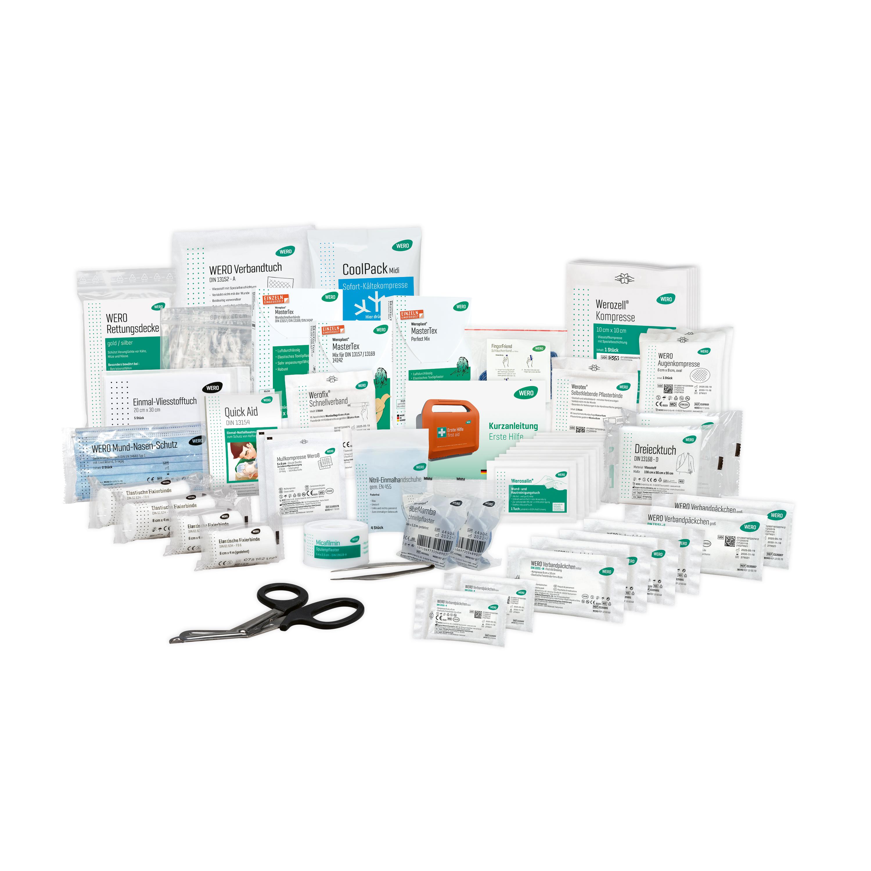WERO Füllung DIN 13157 Allround - mit Weroplast® MasterTex Pflastern