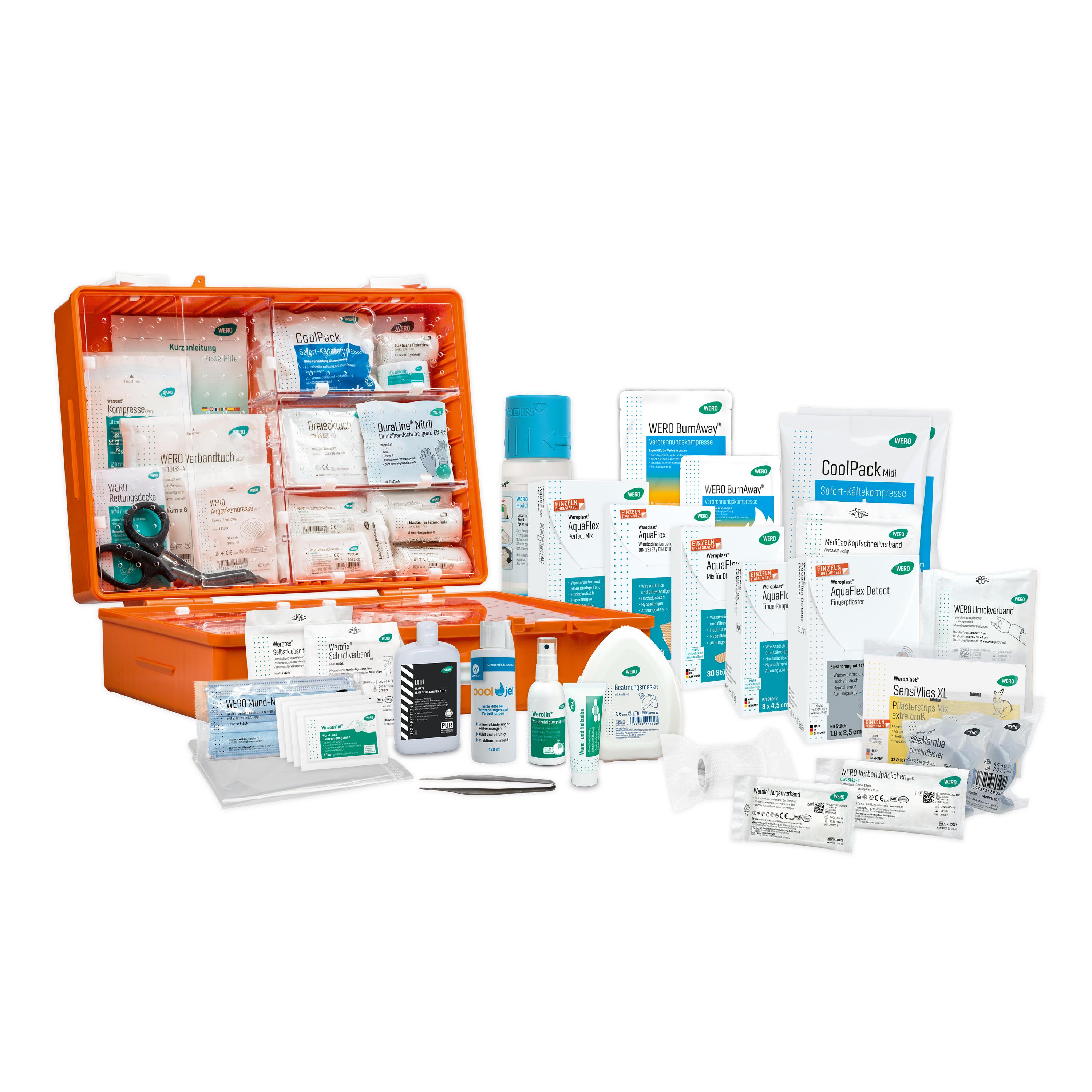 Werotop 450 Erste Hilfe Koffer Gastronomie / Hotel DIN 13157