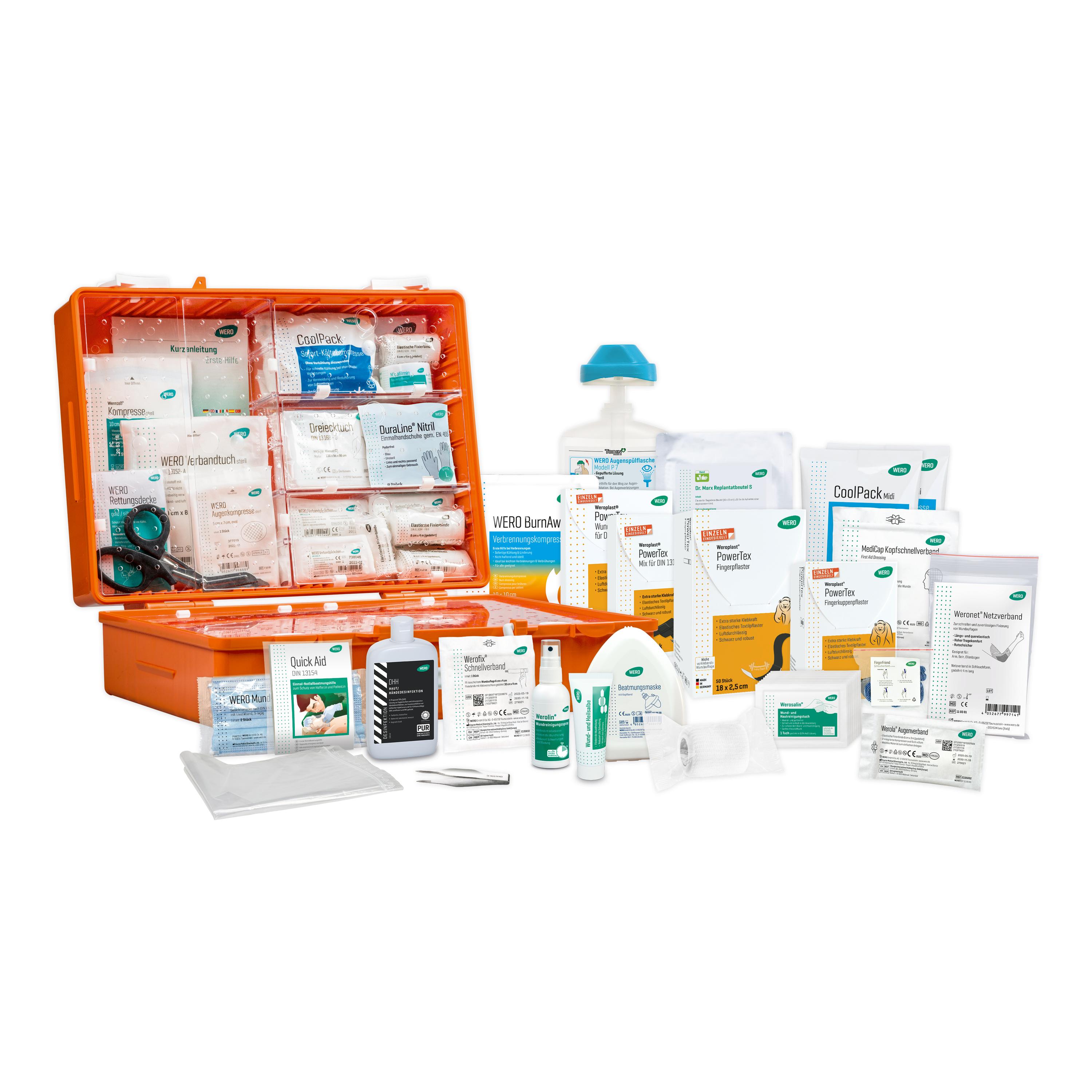 Werotop 450 Erste-Hilfe-Koffer Logistik / Versand DIN 13157