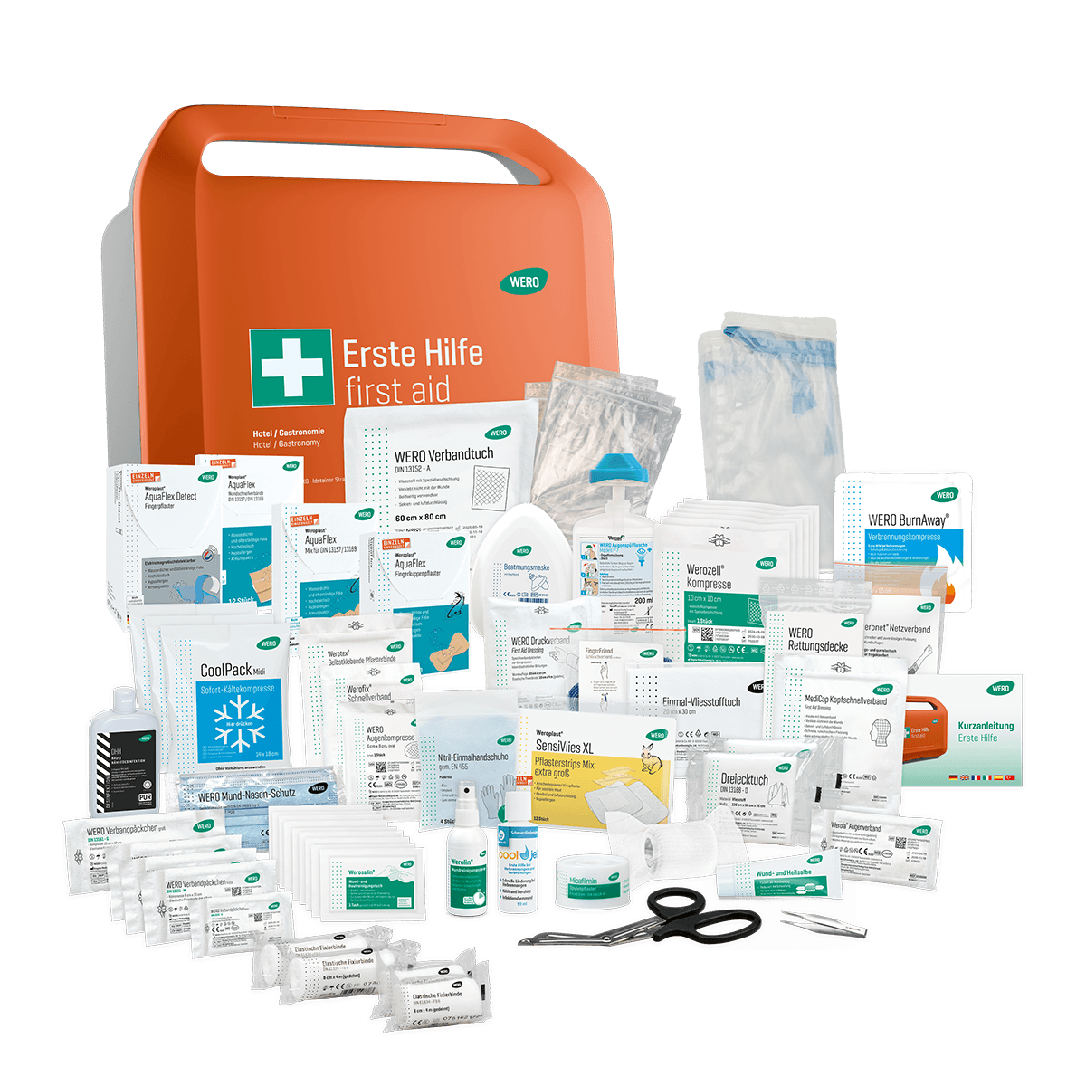 WERO Smart Case® Erste-Hilfe-Koffer DIN 13157 - Hotel / Gastronomie