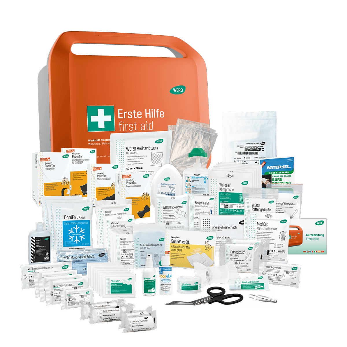 WERO Smart Case® Erste-Hilfe-Koffer DIN 13157 - Werkstatt / Instandhaltung