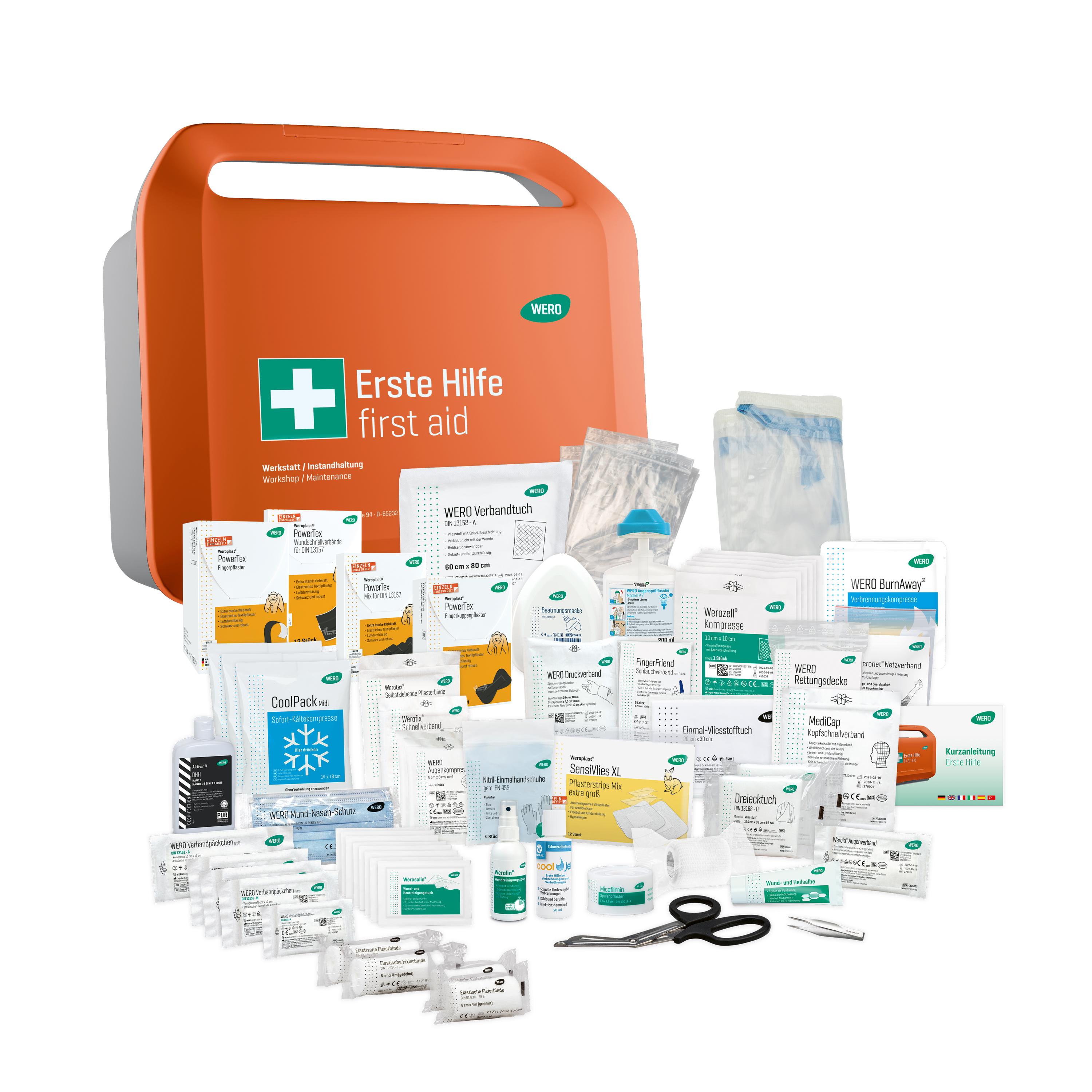 WERO Smart Case Erste-Hilfe-Koffer DIN 13157 - Werkstatt / Instandhaltung
