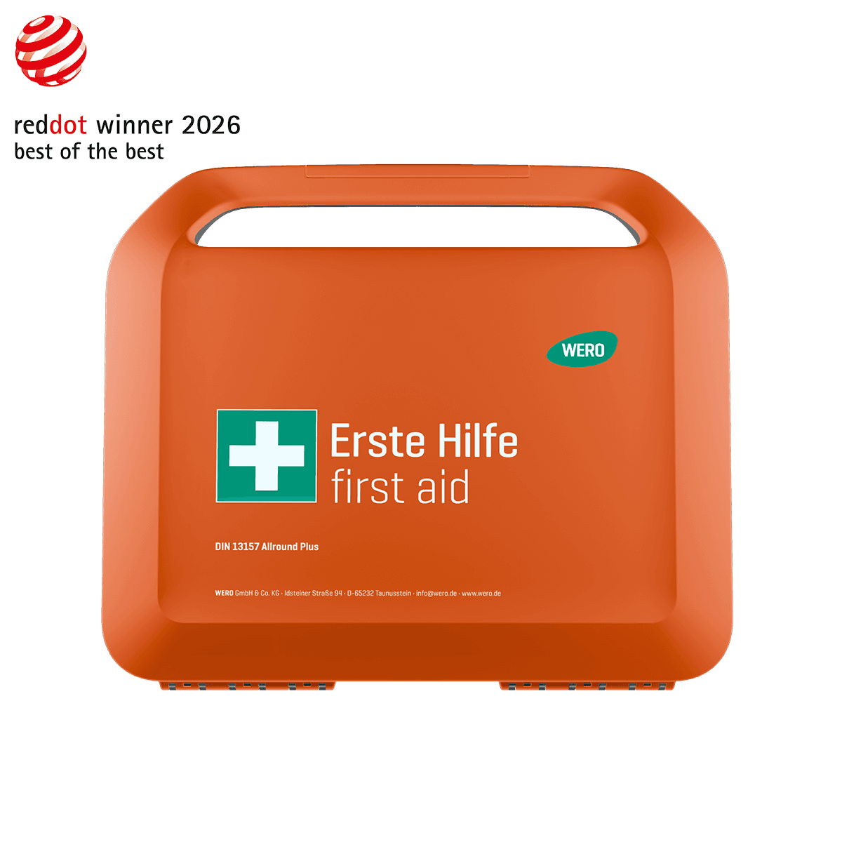 WERO Smart Case® Erste-Hilfe-Koffer - DIN 13157 erweitert - Allround Plus