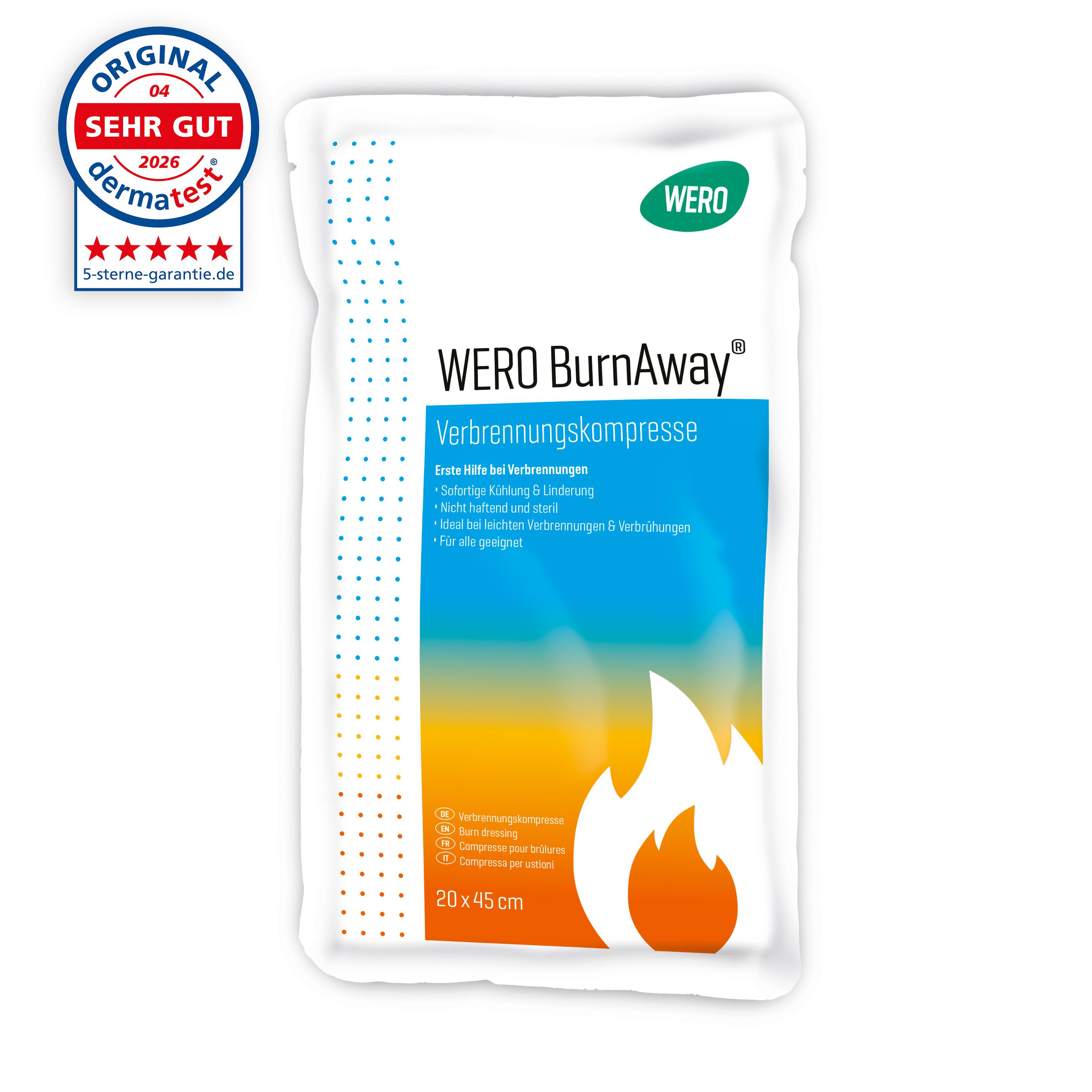 WERO BurnAway® Burn compresses - 20 x 45 cm