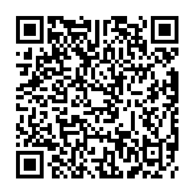 AltText>Quadratischer QR-Code mit schwarzem Muster in weißem Rahmen, zentral angeordnet und von symmetrischen Designelementen eingerahmt