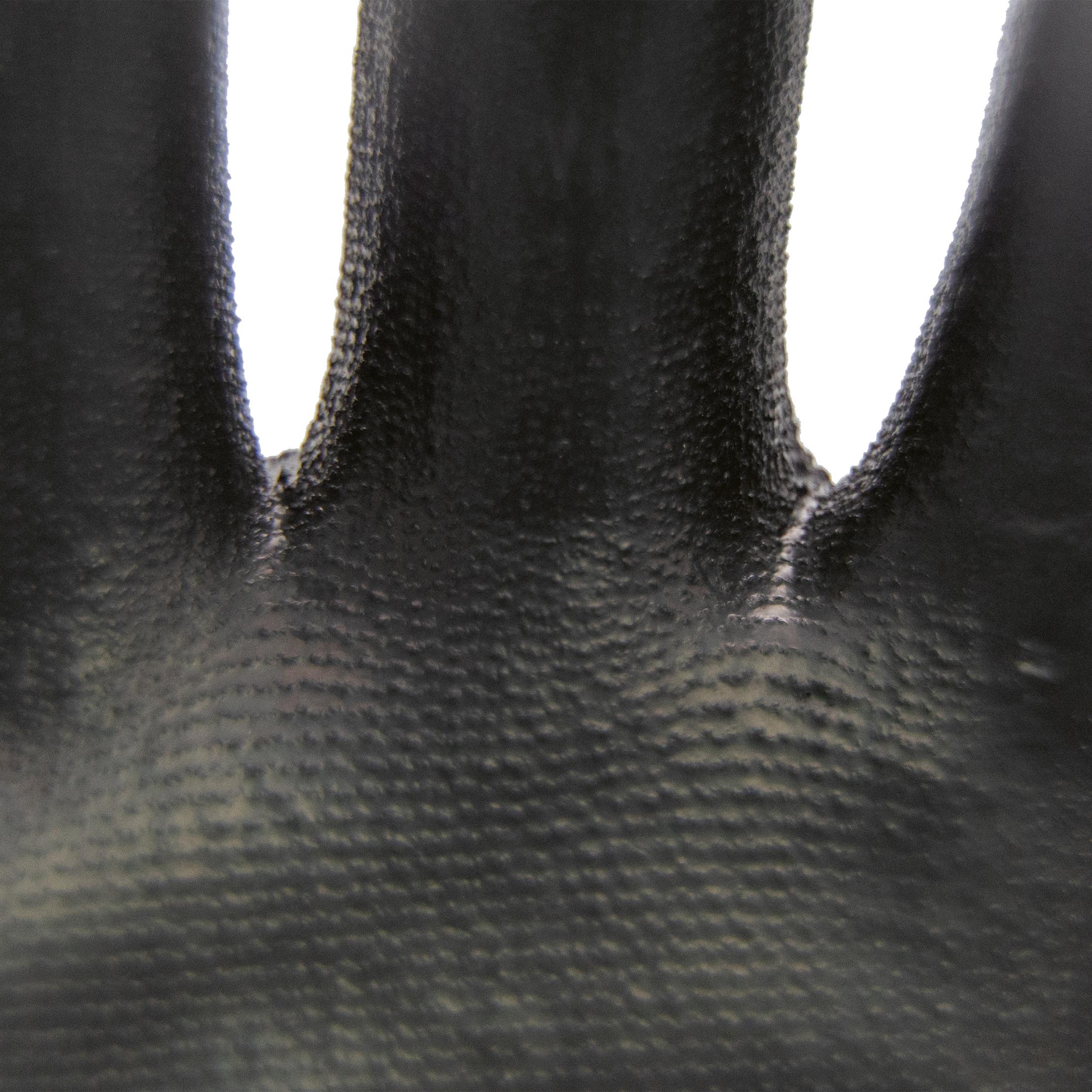 Schwarzer Feinstrickhandschuh WERO Allrounder mit strukturiertem PU-Belag, leicht und flexibel, für vielseitige Arbeitsbereiche geeignet