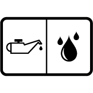 Kontakt mit öligen und flüssigen Substanzen