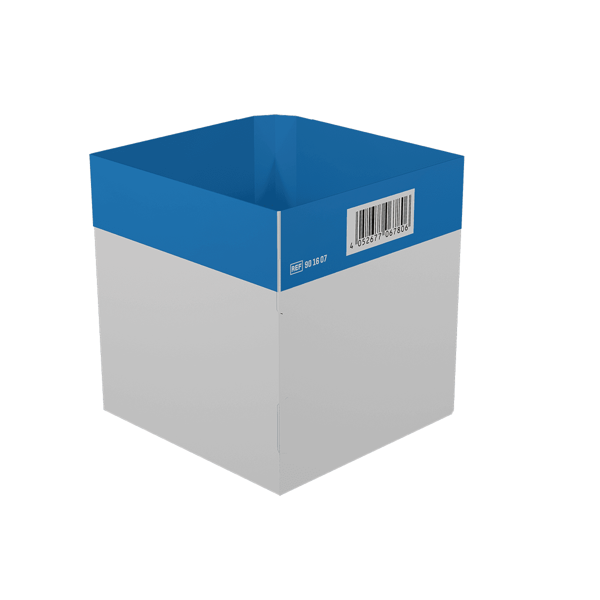 Inneneinteilung einzeln WERO Smart Case - klein - Dunkelblau, abgerundet, Maße: 106,75 x 105 x 110 mm