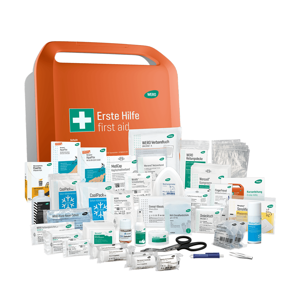 WERO Smart Case® - Erste-Hilfe-Koffer DIN 13157 - Schule