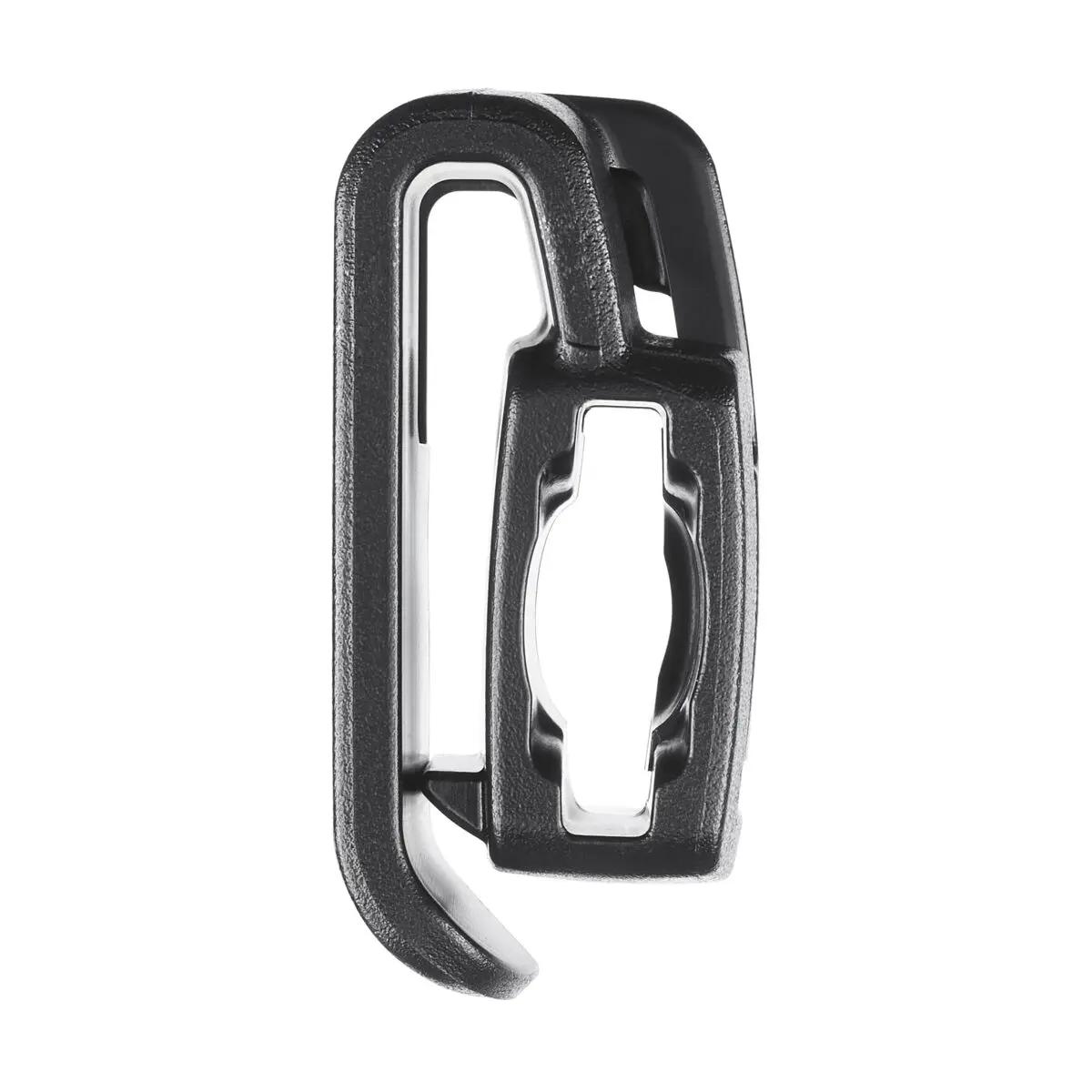 XSHEAR® Micro Holster/Halter aus schwarzem Kunststoff mit gebogenem Haken, ultraleicht und flexibel, passend für XShear® Heavy Duty Trauma Schere.