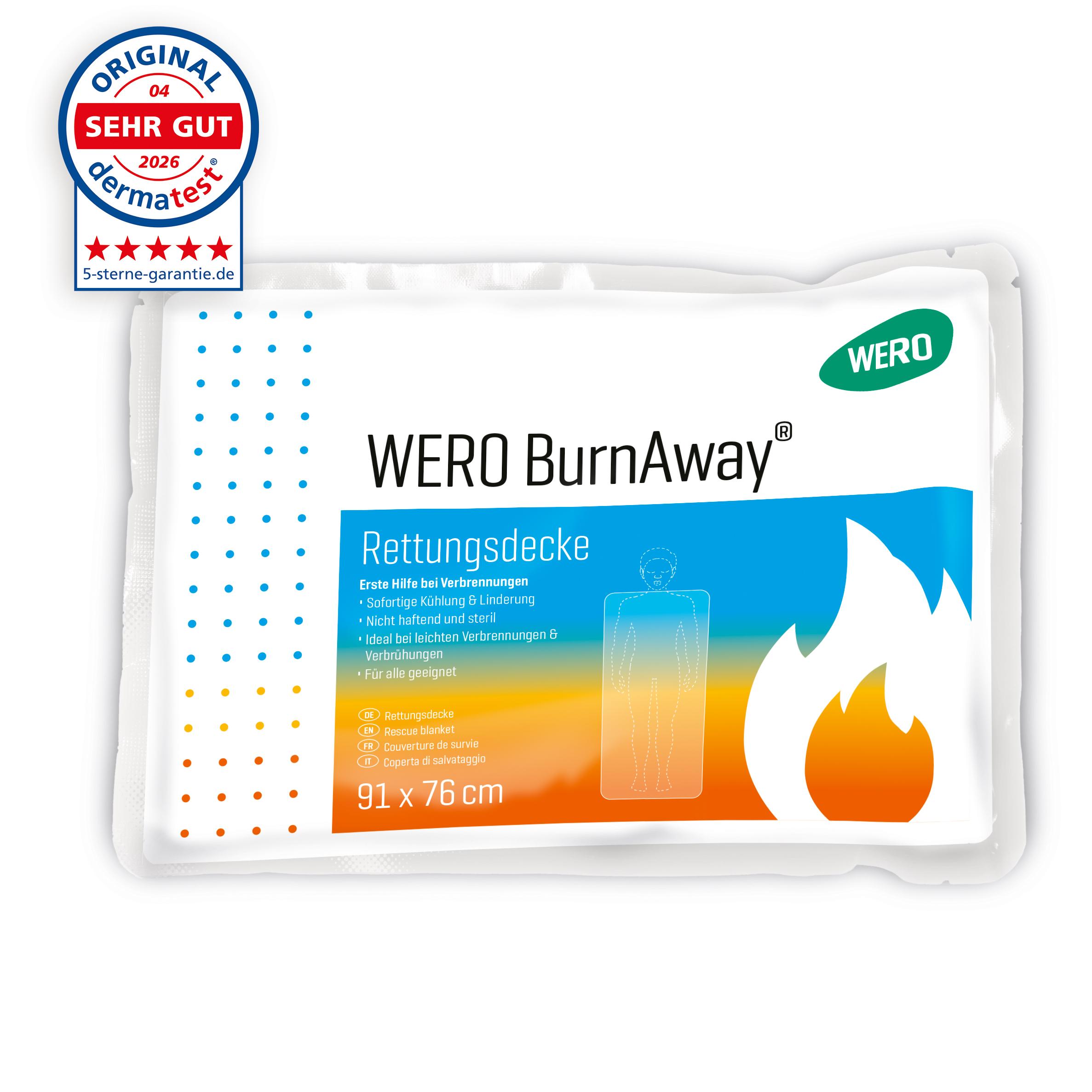 WERO BurnAway® Rescue blanket