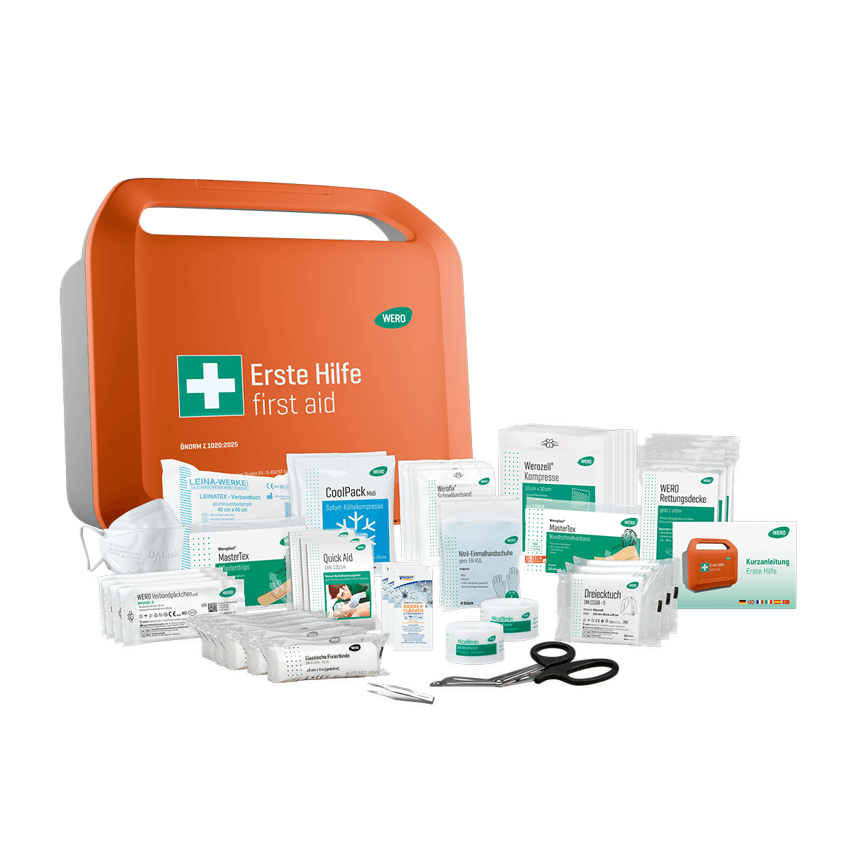 WERO Smart Case® Erste-Hilfe-Koffer - groß nach ÖNORM Z 1020:2025 - Standard