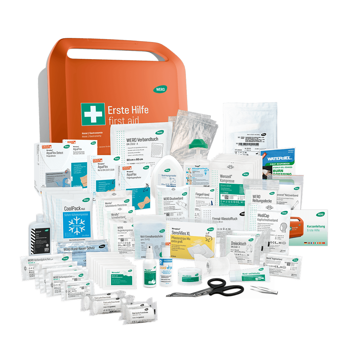 WERO Smart Case® Erste-Hilfe-Koffer DIN 13157 - Hotel / Gastronomie