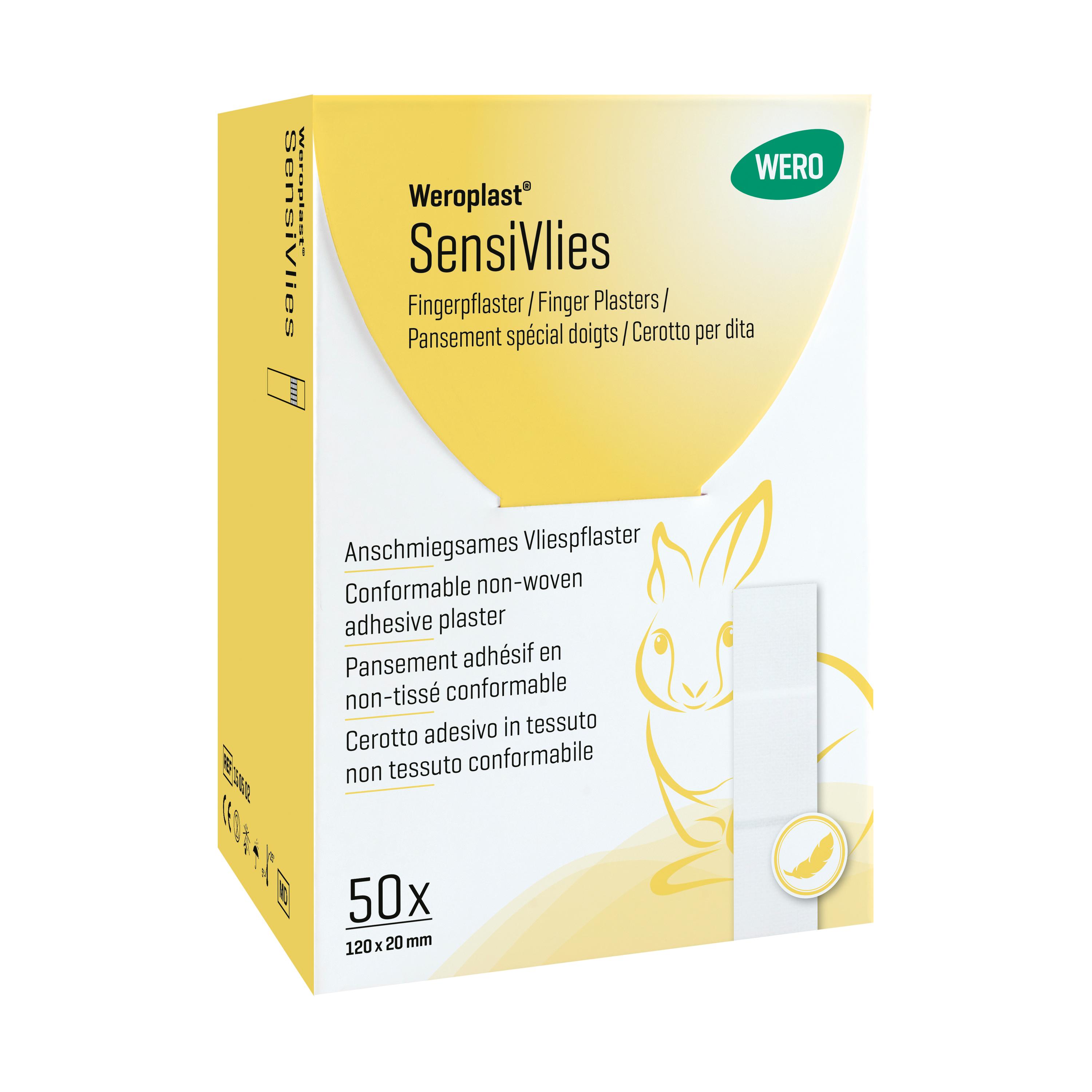Fingerpflaster Weroplast® SensiVlies, 50 Stk