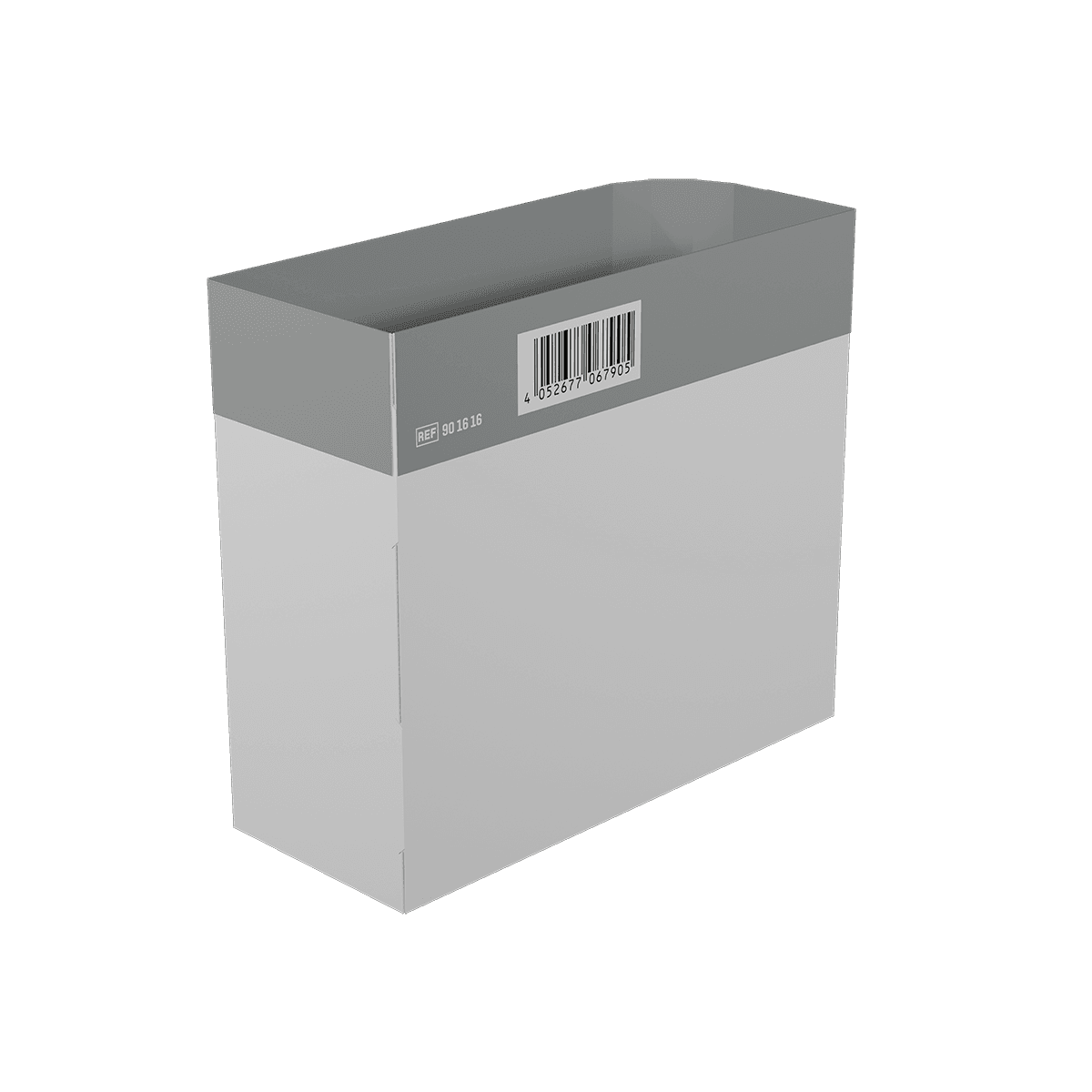 Inneneinteilung einzeln WERO Smart Case - groß - Grau, abgerundet, Maße: 147 x 60 x 130 mm