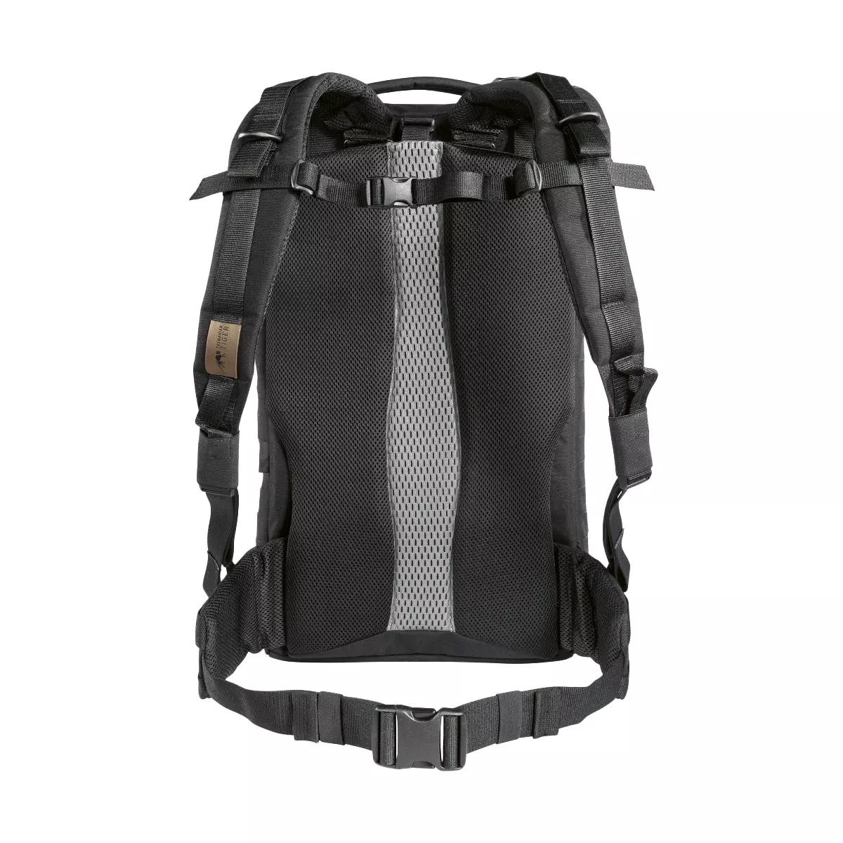 TT First Responder MoveOn MKII - Schwarz, aufrecht stehend, zeigt ein Lasercut-Frontdesign, optimiertes Tragesystem und strukturierte Inneneinteilung.