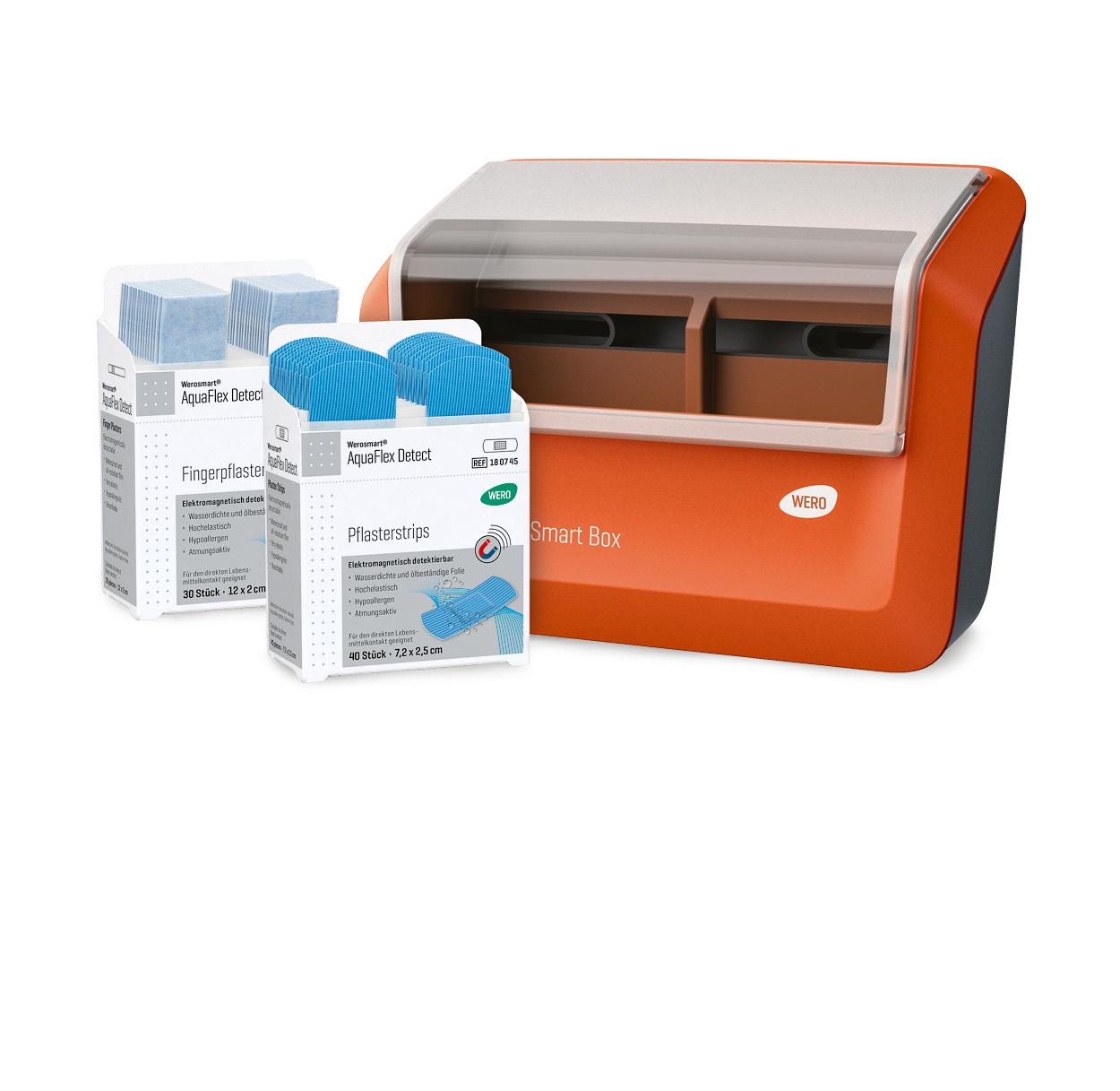 Abbildung WERO Smartbox mit Pflastereinsätzen Aquaflex Detect