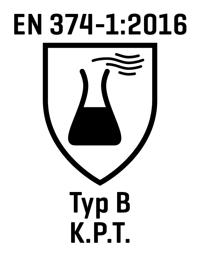 Schwarzes Kolbenflaschen-Icon mit gebogenem Hals auf weißem Schild, kurze Linien deuten austretenden Dampf an.