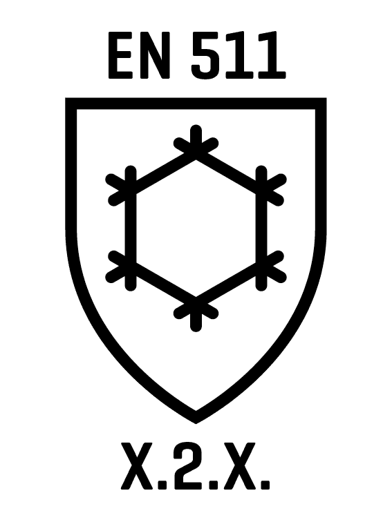 Weißes Schild mit schwarzer, sechseckiger Kontur auf schwarzem Hintergrund