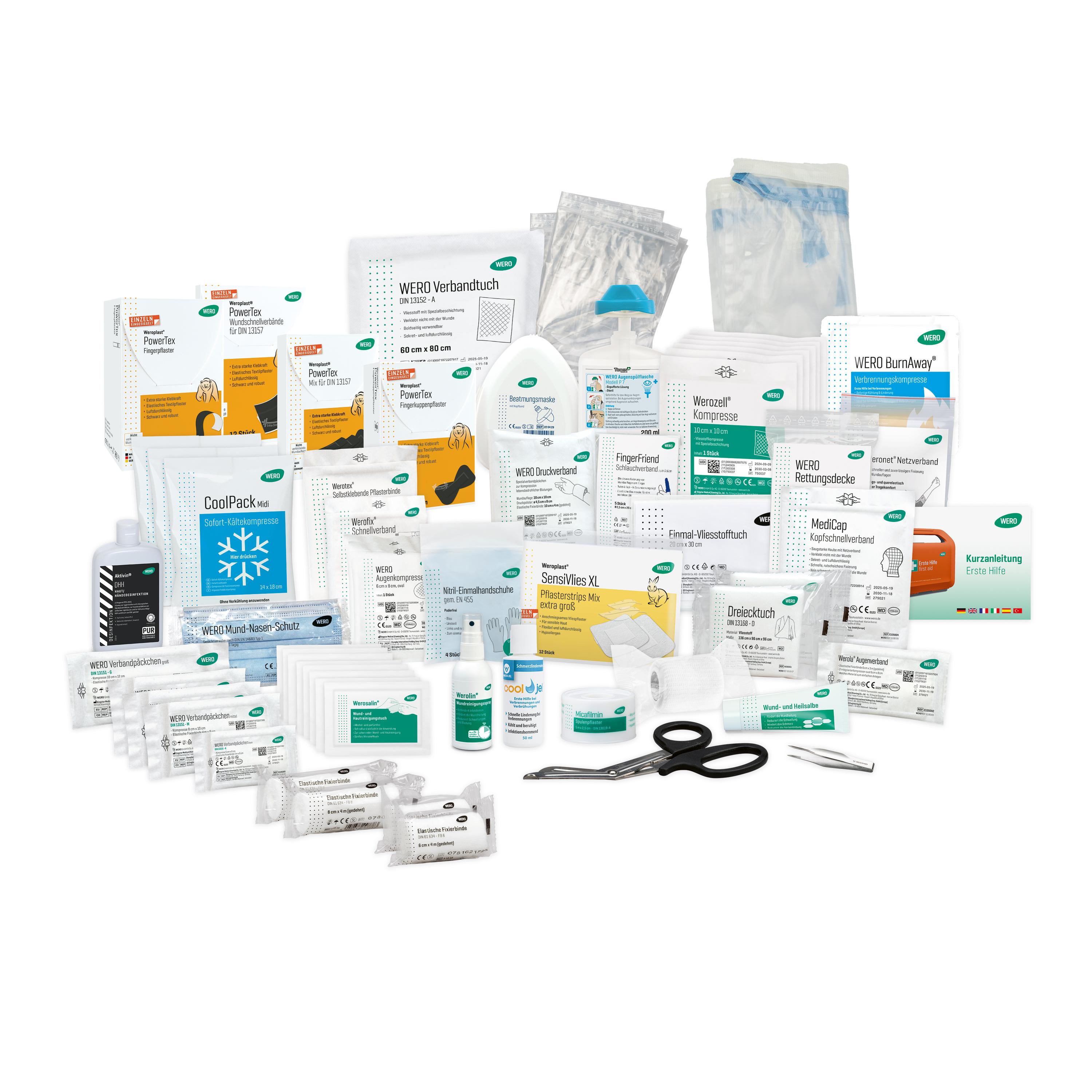 Füllung für Erste-Hilfe-Koffer Holzverarbeitung