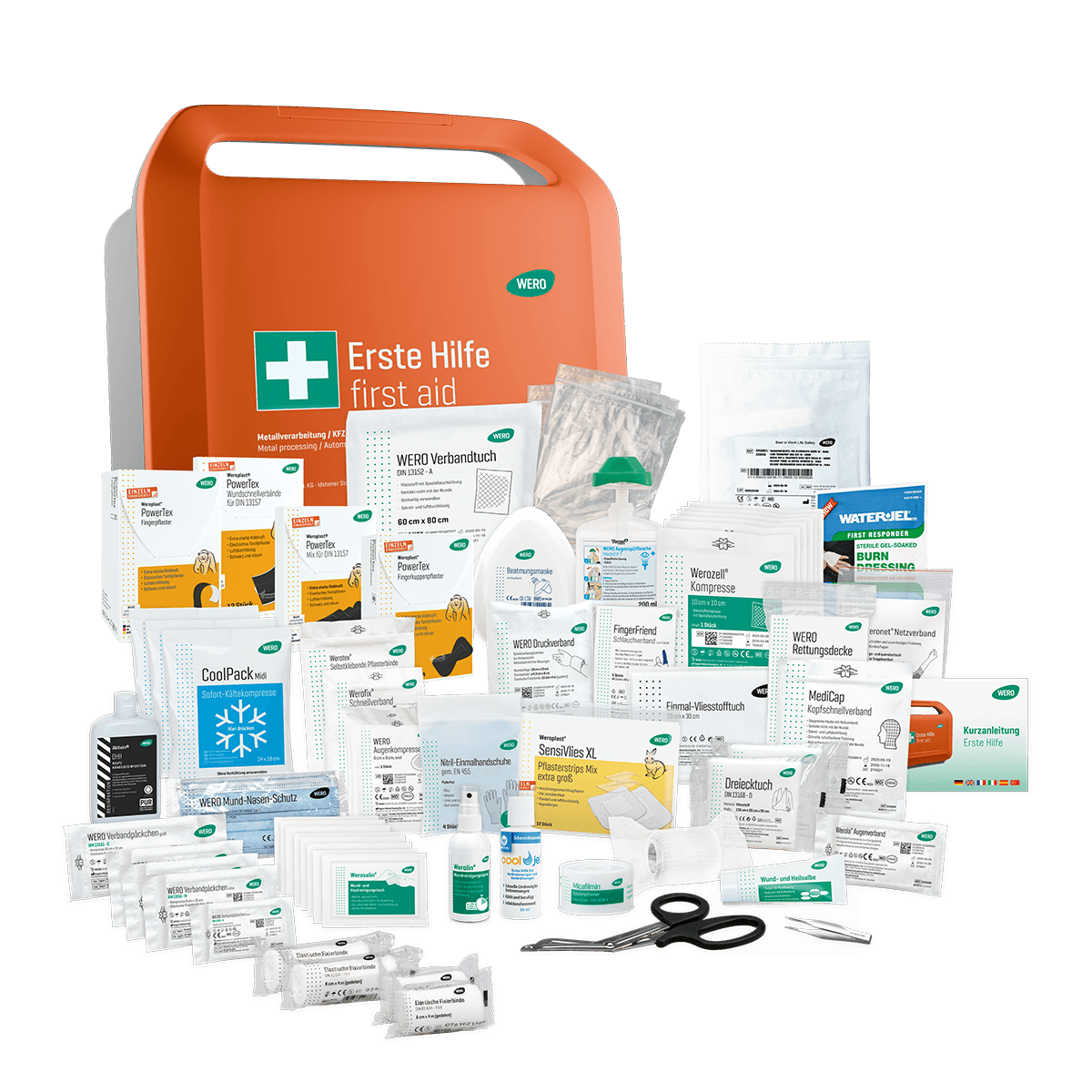 WERO Smart Case® Erste-Hilfe-Koffer DIN 13157 - Metallverarbeitung / KFZ