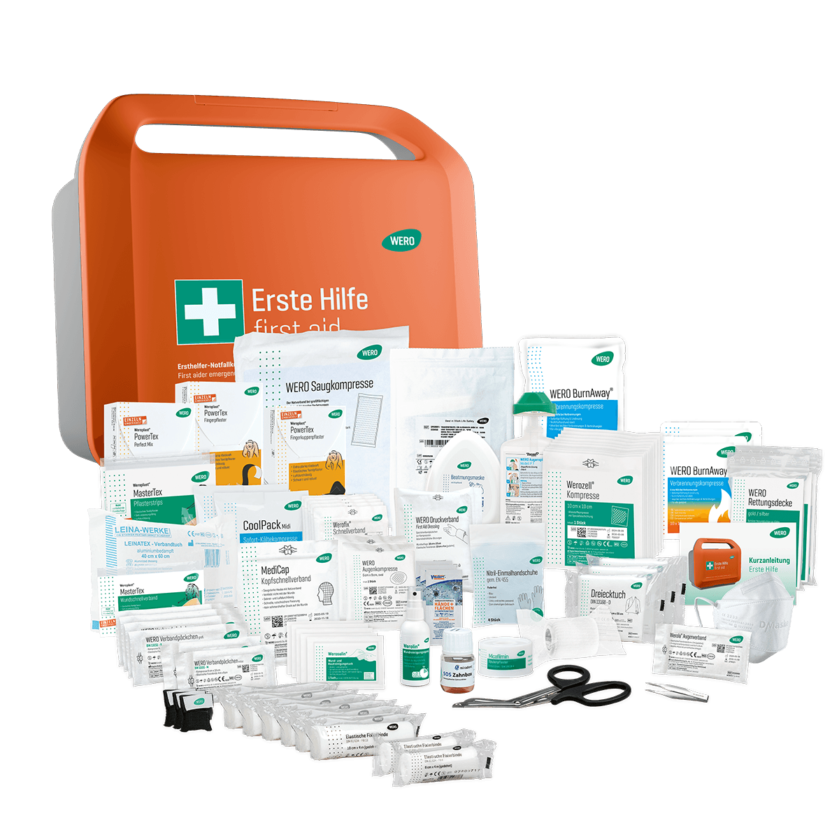 WERO Smart Case® groß Ersthelfer-Notfallkoffer ÖNORM