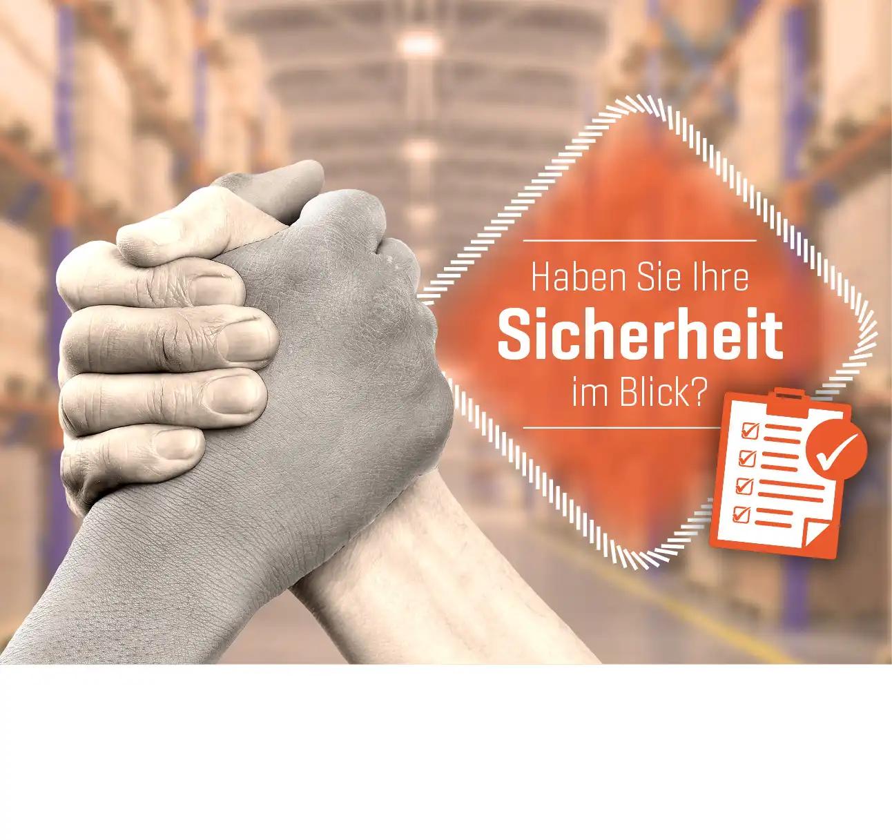 Übersicht Geschäftsfeld WERO4YOU Dienstleistungen. Schriftzug "Haben Sie Ihre Sicherheit im Blick?"