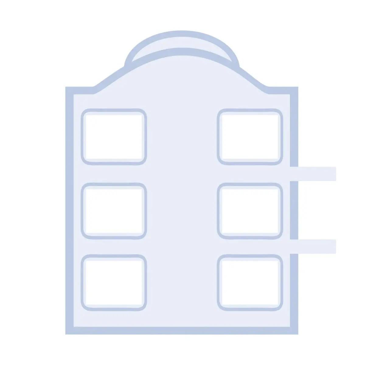 Eine minimalistische Grafik zeigt den Ready-Heat™ Kokon für Neugeborene / Säuglinge mit sechs wärmenden Paneelen und verstellbaren Klettverschlüssen.