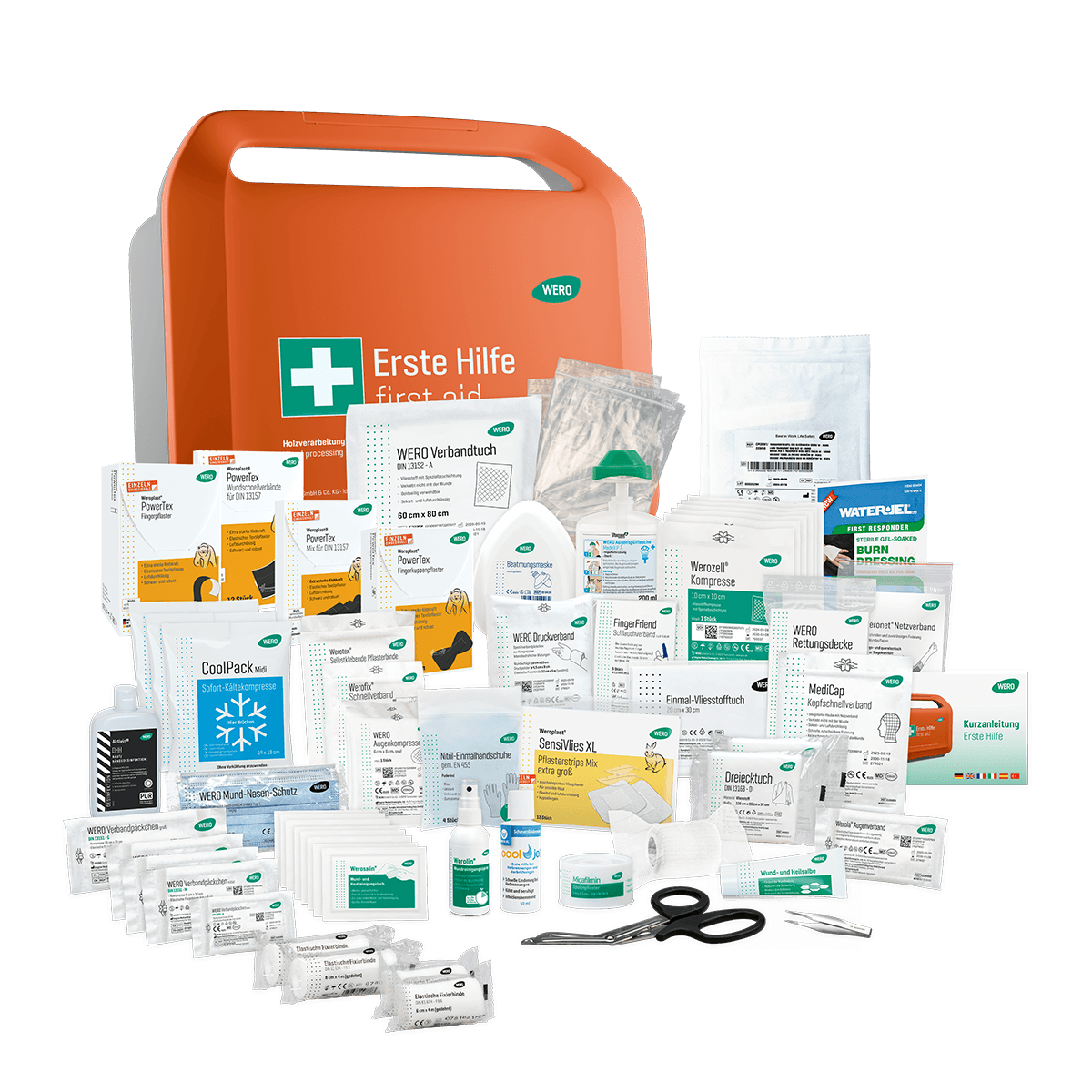 WERO Smart Case® Erste-Hilfe-Koffer - Holzverarbeitung