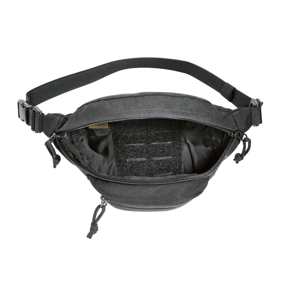 TT Modular Hip Bag aus robustem Material mit verstellbarem Gurt, Hauptfach mit MOLLE-Klett, kleiner Fronttasche und Rückseitenfach mit Reißverschluss.