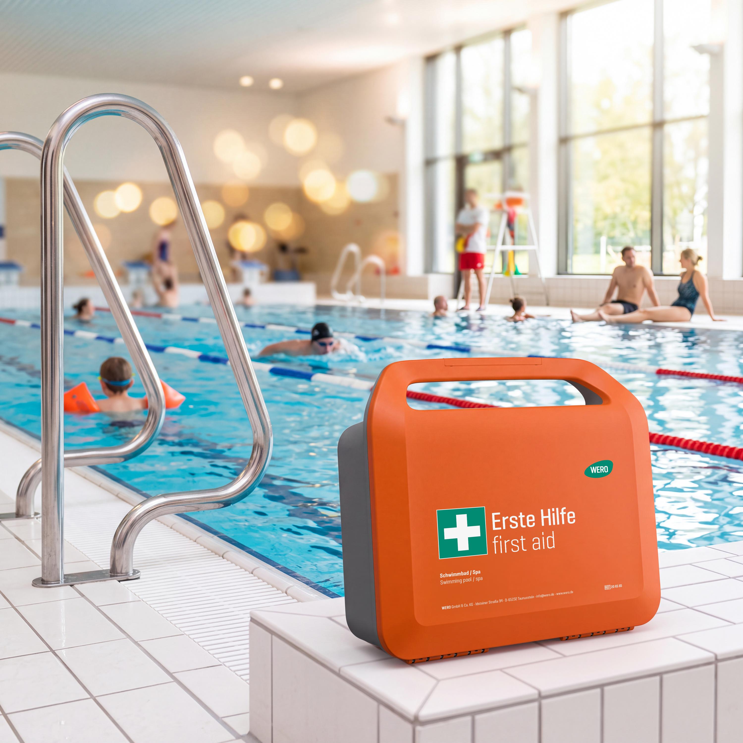 WERO Smart Case® Erste-Hilfe-Koffer DIN 13157 - Schwimmbad / Spa