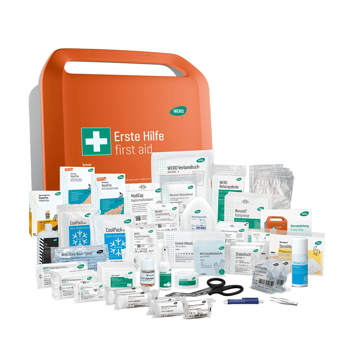 WERO Smart Case® - Erste-Hilfe-Koffer DIN 13157 - Schule